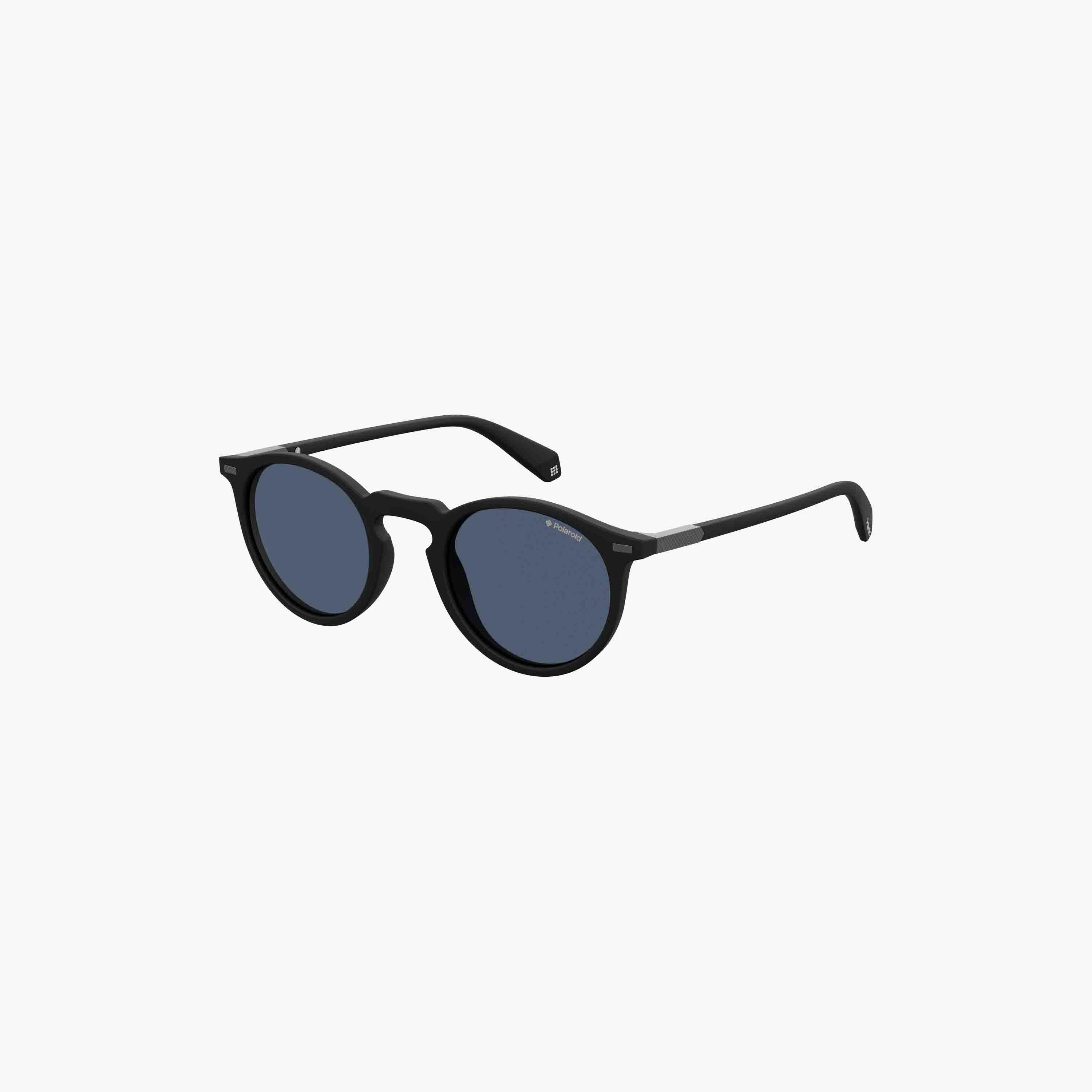 Polaroid Polarized and UV Protected Blue Lens 47 mm Round Sunglasses | 202471-men-sunglasses-image-1