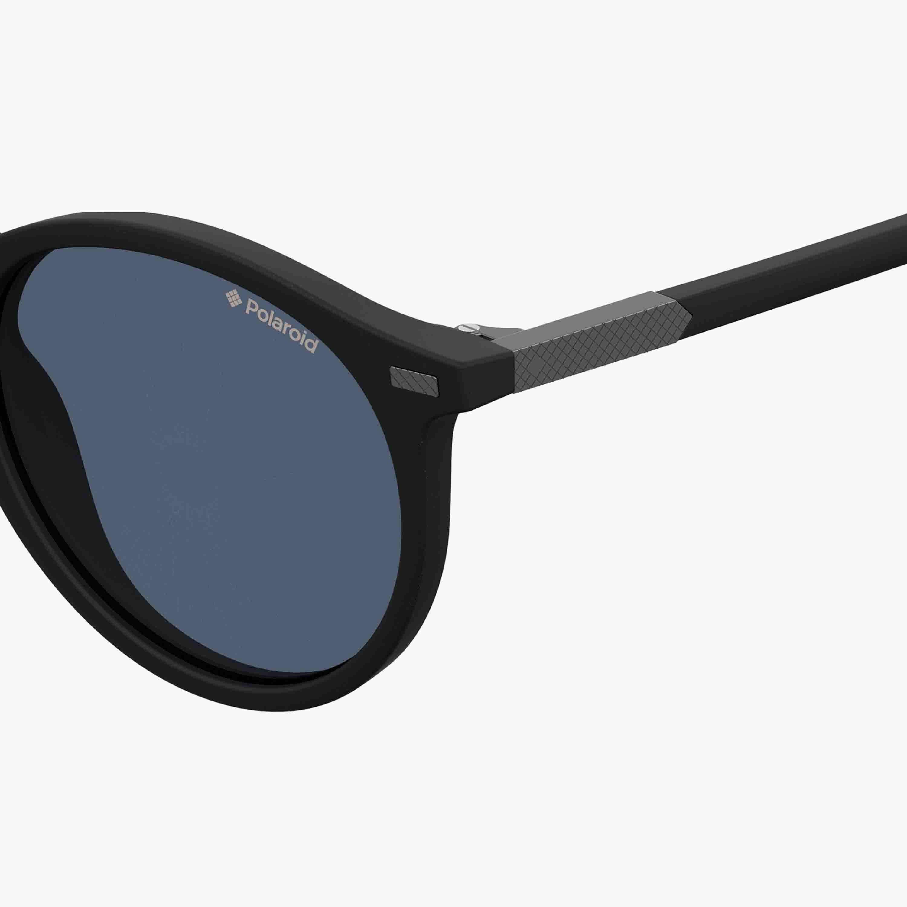 Polaroid Polarized and UV Protected Blue Lens 47 mm Round Sunglasses | 202471-men-sunglasses-image-4