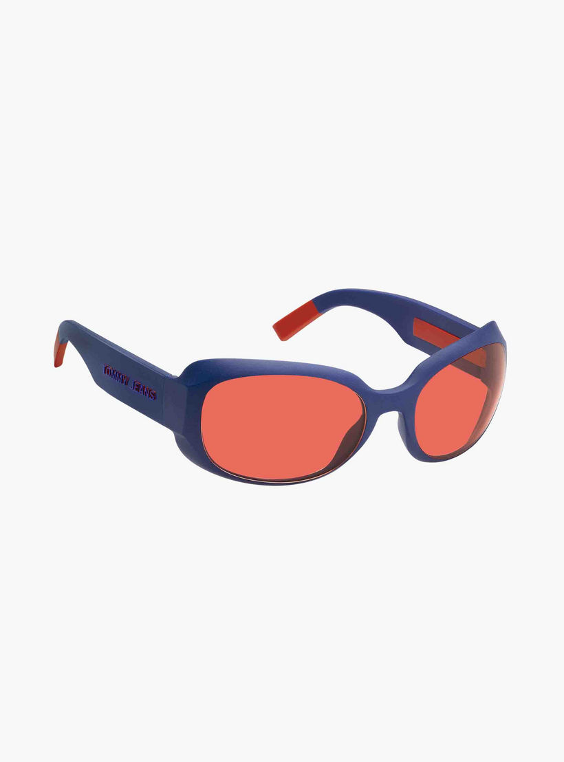 Tommy Hilfiger Women Uv Protected Red Lens Rectangle Sunglass-girls-accessories-sunglasses-image-2