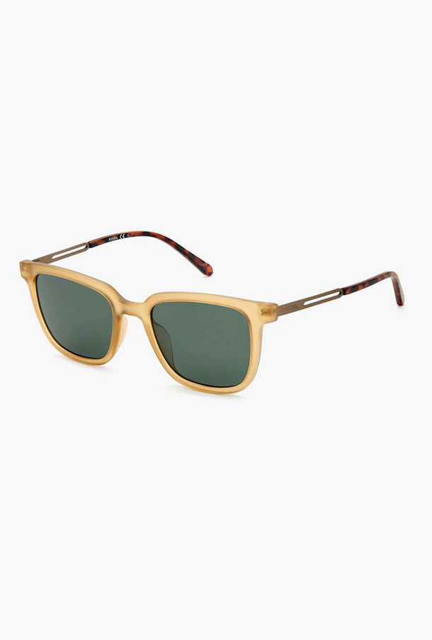 Fossil UV Protected Green Lens 54 mm Square Sunglasses | 204697-men-sunglasses-image-1