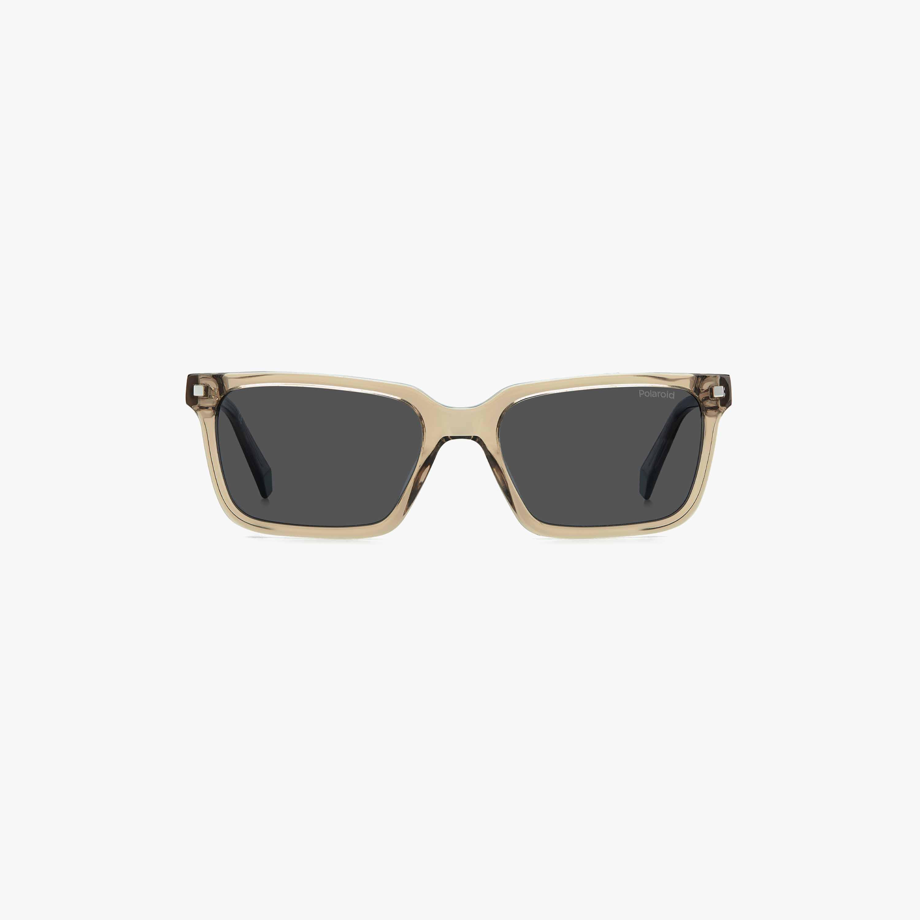 Polaroid Men's Polarized and UV Protected Grey Lens 55 mm Rectangular Sunglasses | 204799-girls-accessories-sunglasses-image-3