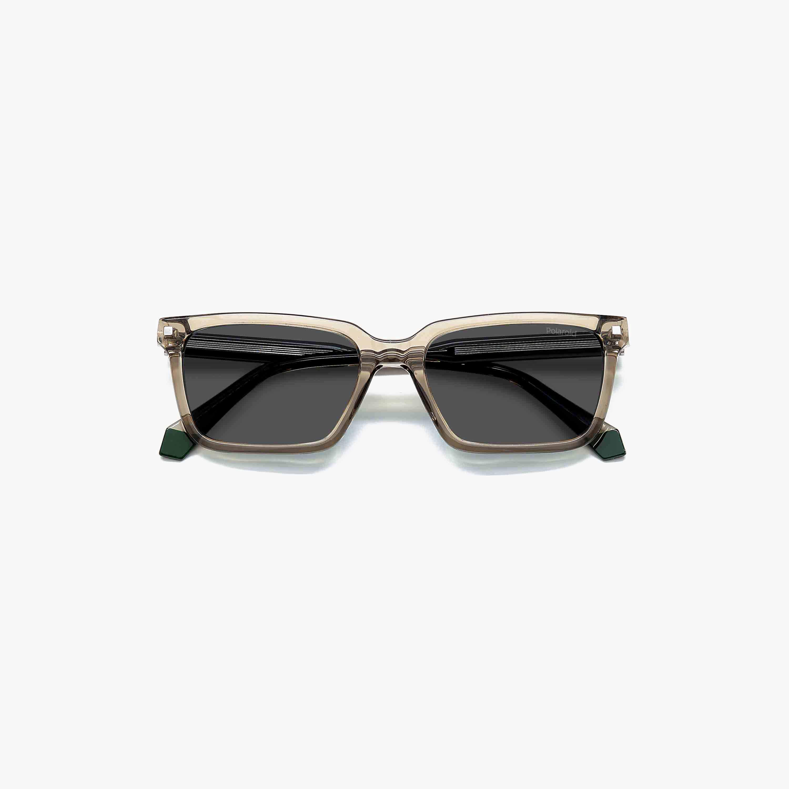 Polaroid Men's Polarized and UV Protected Grey Lens 55 mm Rectangular Sunglasses | 204799-girls-accessories-sunglasses-image-4