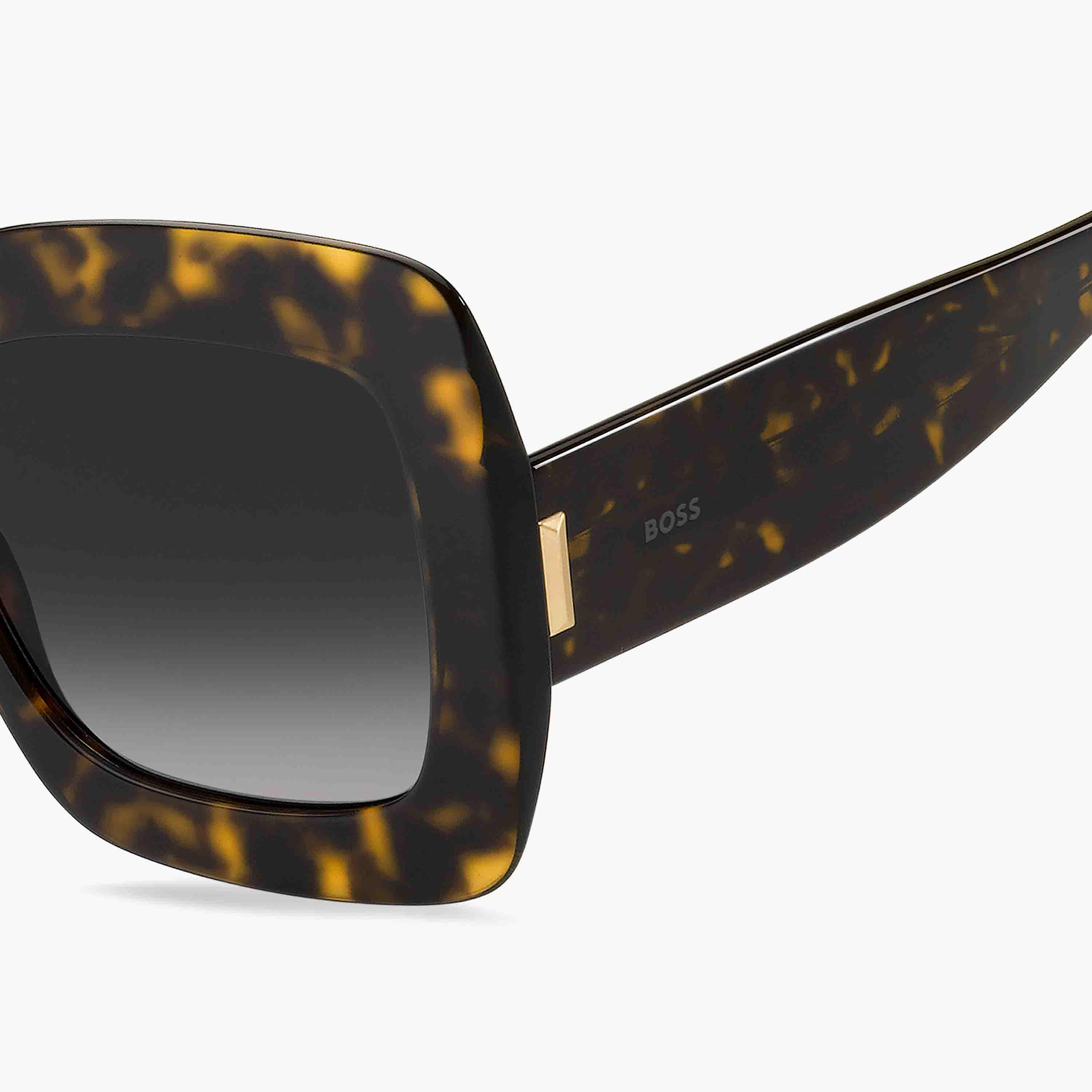 Hugo Boss Women's UV Protected Dark Grey Shaded Lens 54 mm Square Sunglasses | 204980-women-sunglasses-image-4