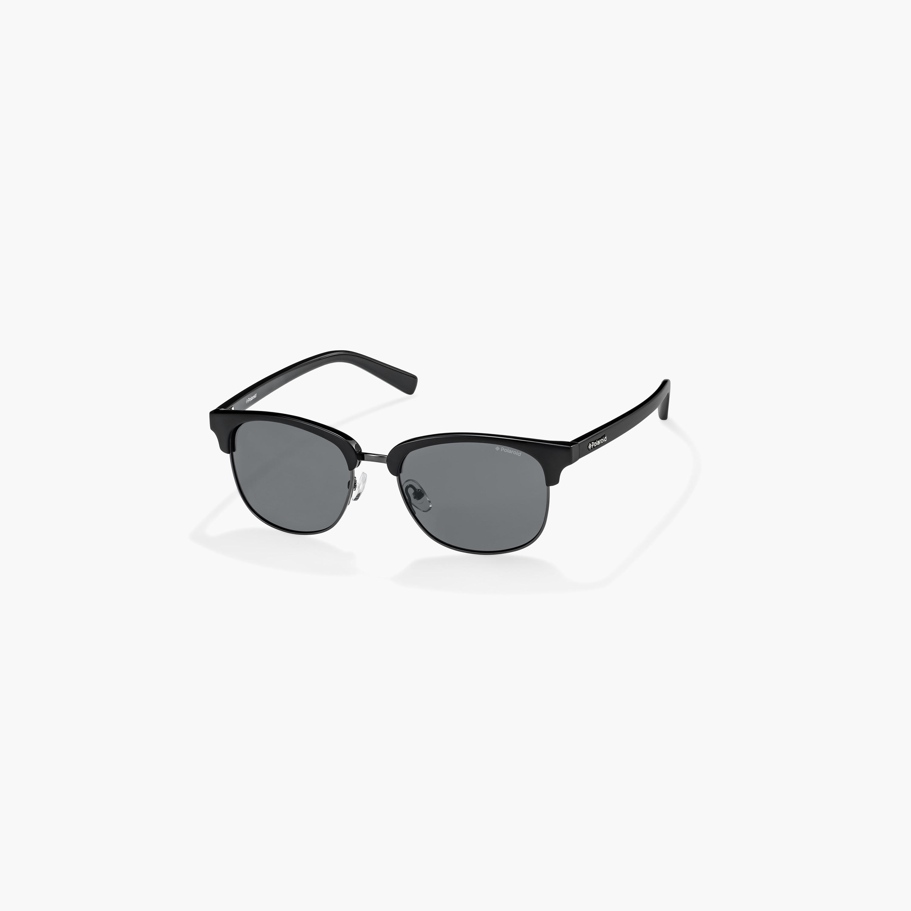 Polaroid Men Polarised And Uv Protected Grey Lens Square Sunglass-men-sunglasses-image-1