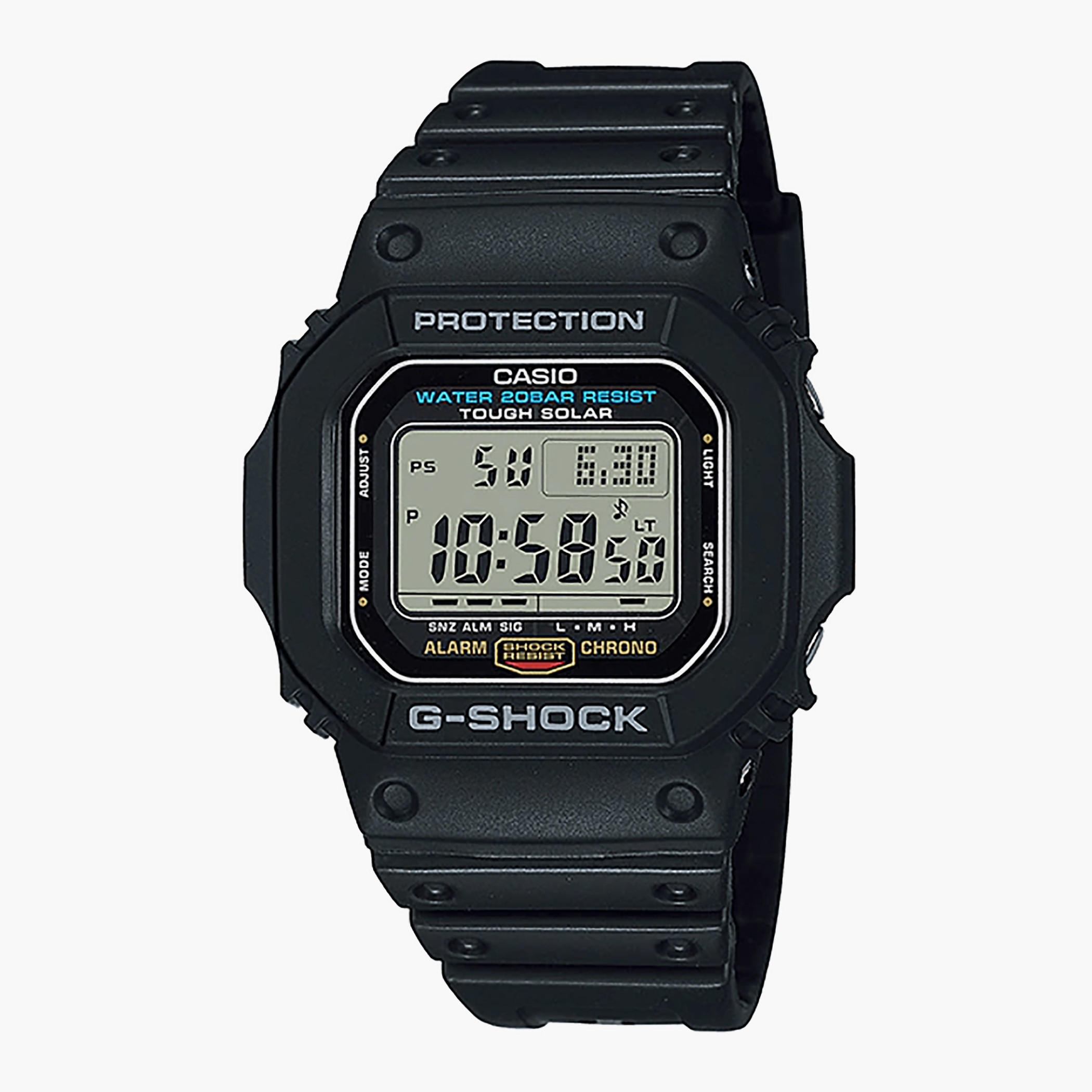 G-Shock Men Resin Black Strap Digital Watch - G-5600UE-1DR-men-watchesandjewellery-watches-image-1