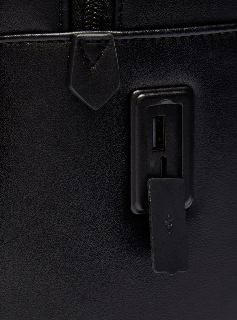 شنطة ظهر بارزة الملمس بسحاب إغلاق وأحزمة قابلة للتعديل من دوتشيني-men-bags-image-5