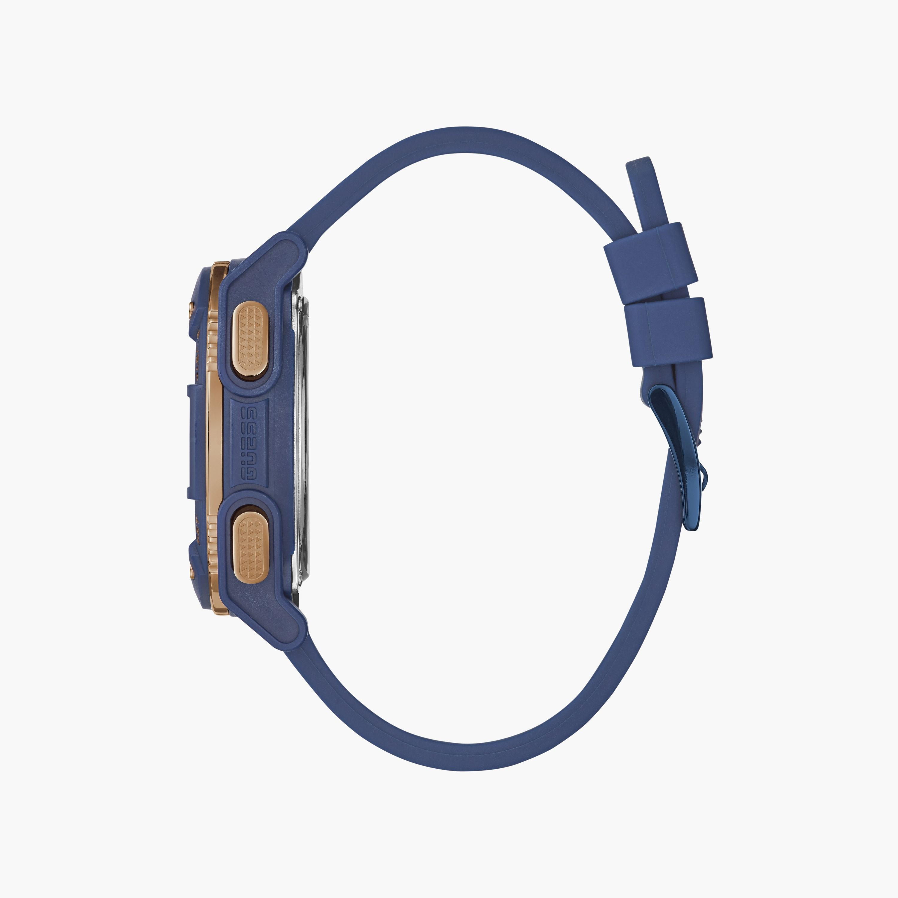 Guess Men Silicone Blue Strap Digital Watch - GW0225G2-men-watchesandjewellery-watches-image-2