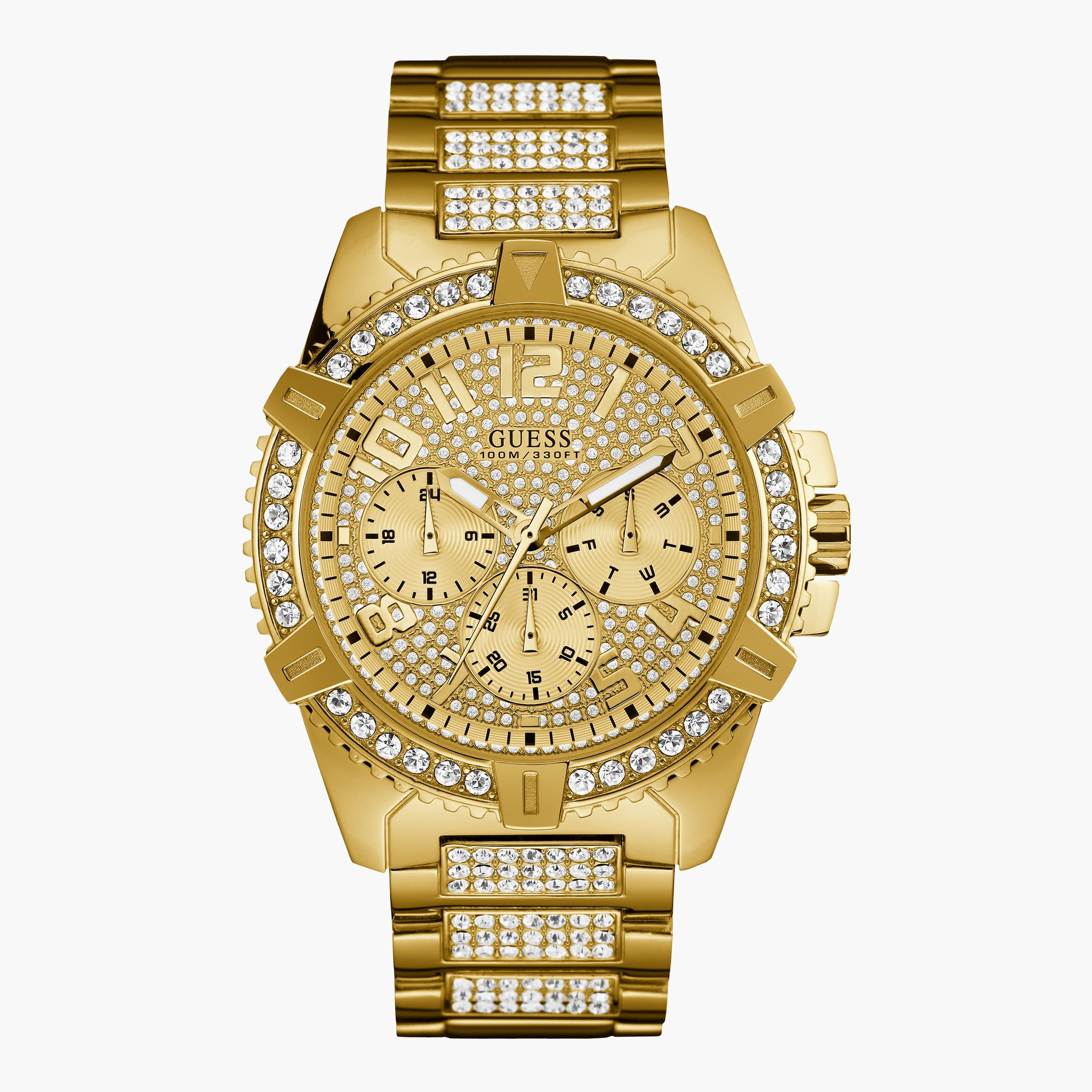 W0799G2- راقب حزام  تناظرية ذهبي ملك الرجال جيس-men-watchesandjewellery-watches-image-1