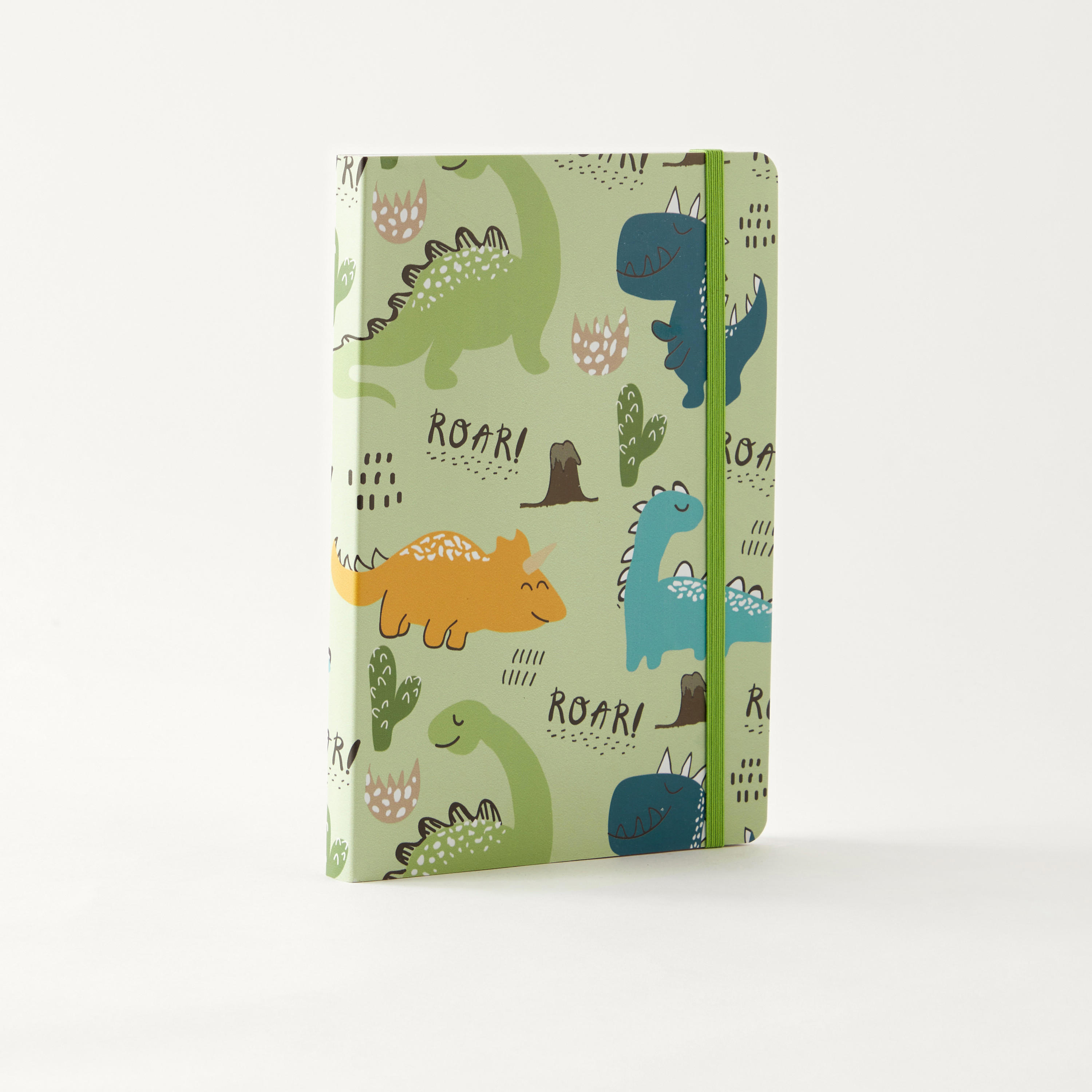 Dinosaur Print A5 Planner Notebook-school-stationery-notebooks-image-1