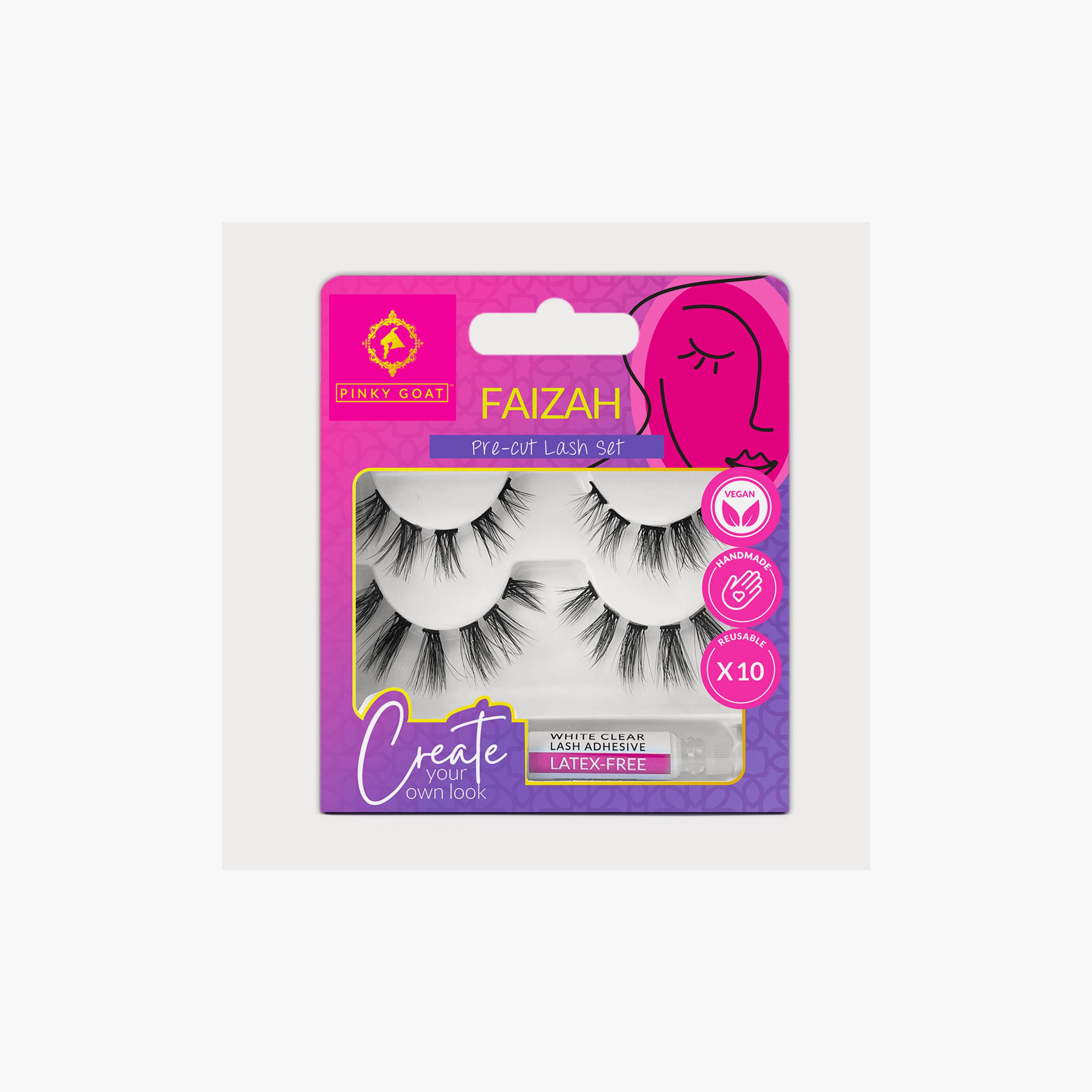 طقم رموش مقطوعة مسبقا فايزة من بينكي جوت-beautyandpersonalcare-makeup-eyes-falselashes-image-1