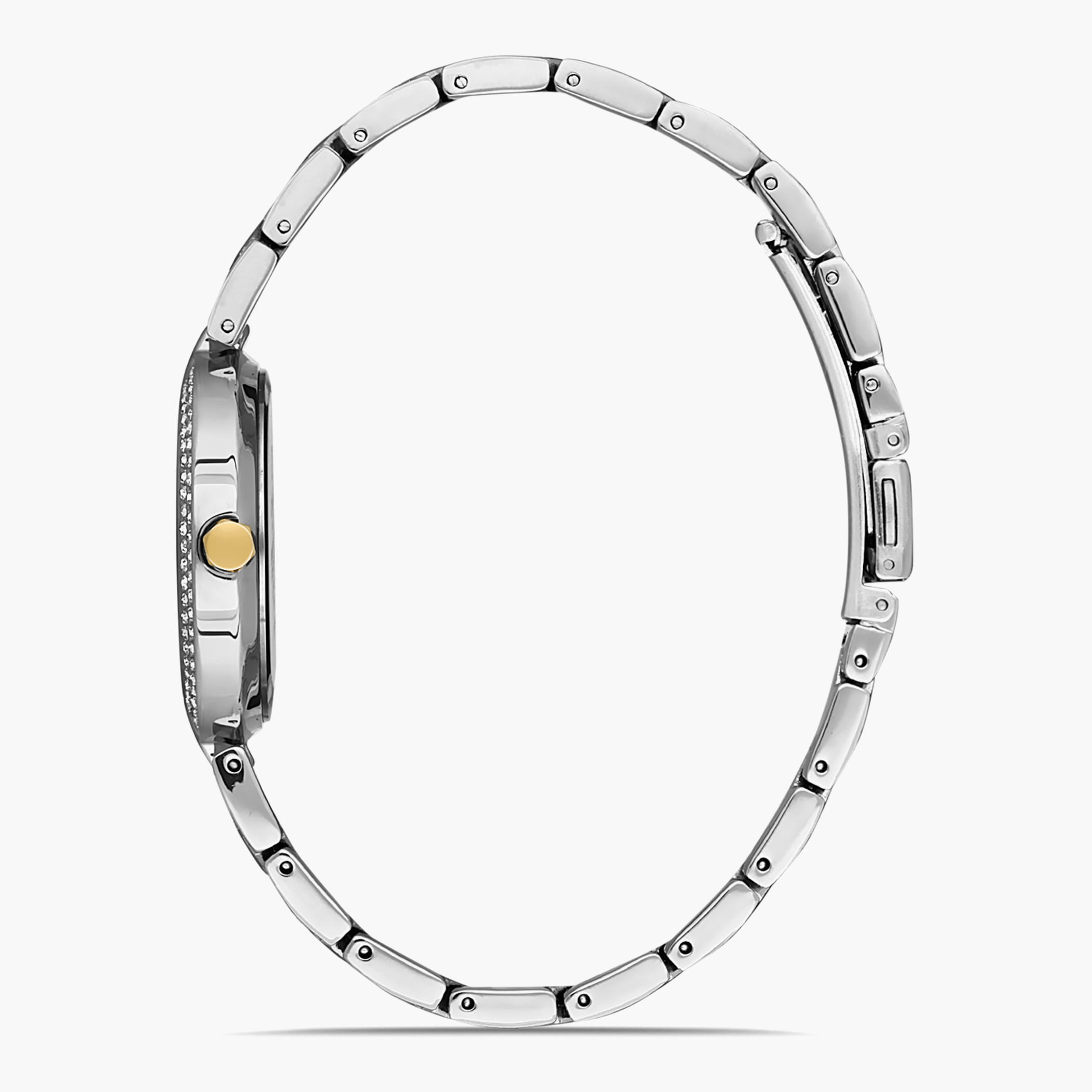 ساعة اوماكس التناظرية للنساء بسوار فضي وذهبي بعقارب - 00JSS004N001-women-watchesandjewellery-watches-image-6