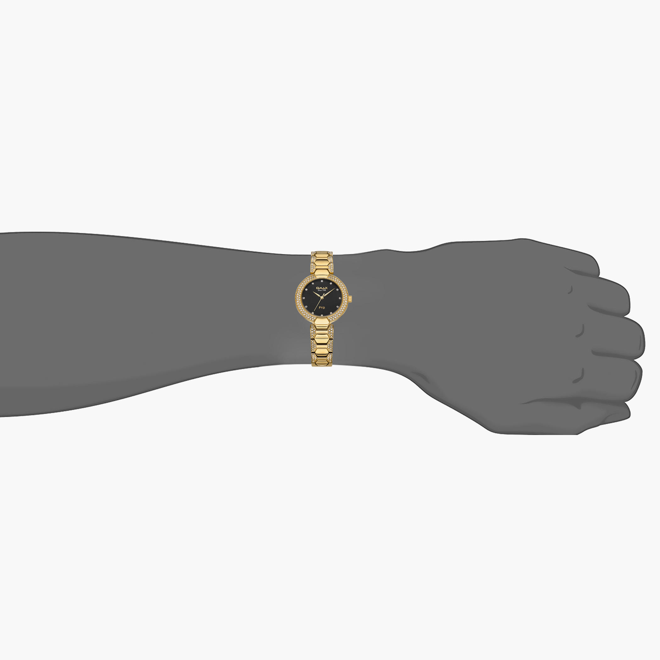 Omax Women Gold Strap Analog Watch - 00JSS004Q002-women-watchesandjewellery-watches-image-4