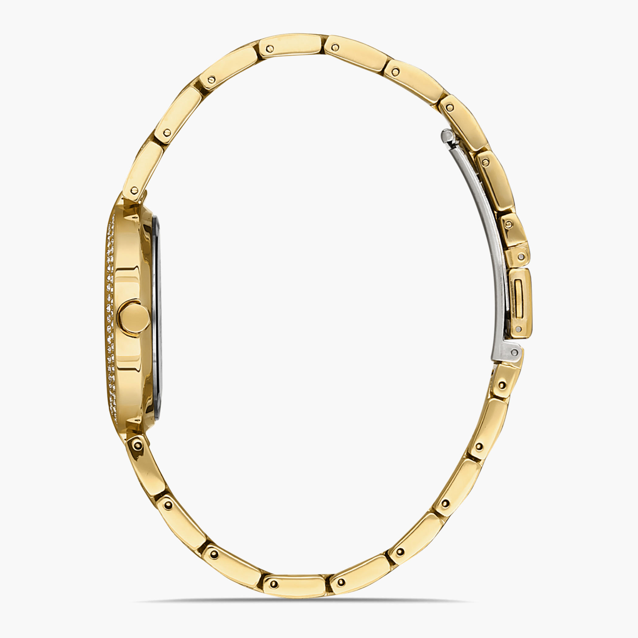 Omax Women Silver & Gold Strap Analog Watch - 00JSS004N001-women-watchesandjewellery-watches-image-2