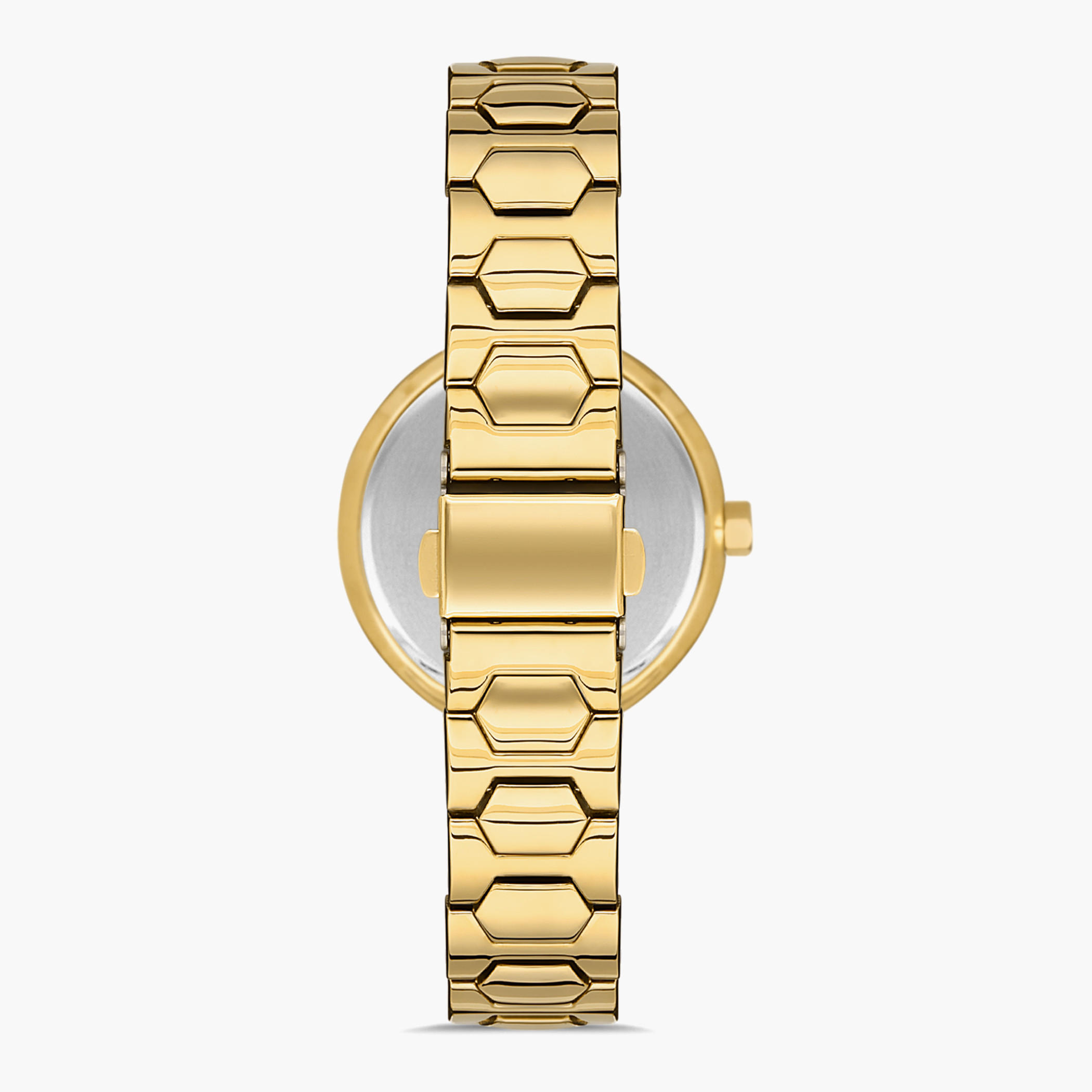 Omax Women Silver & Gold Strap Analog Watch - 00JSS004N001-women-watchesandjewellery-watches-image-3