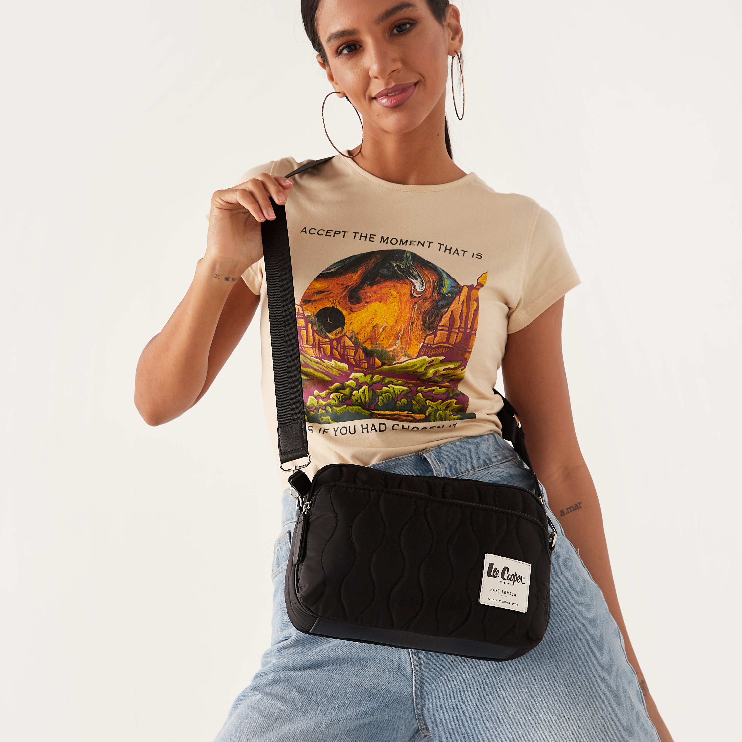 شنطة كروس بودي مبطنة بسحاب إغلاق من لي كوبر-women-bagsandwallets-handbags-image-1