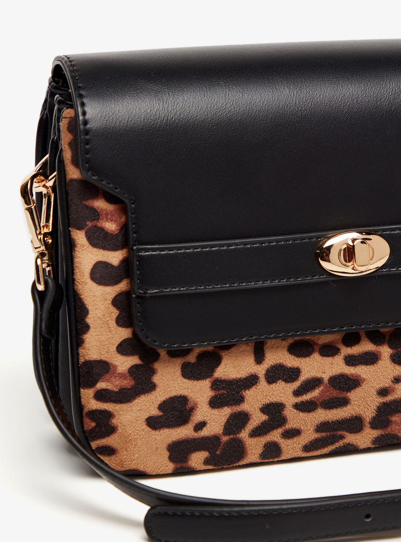 Celeste Animal Print Crossbody Bag with Snap Button Closure-women-bagsandwallets-handbags-image-3