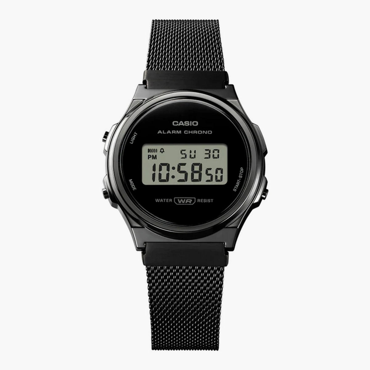 Casio Unisex Mesh Gun Metal Strap Digital Watch - A171WEMB-1ADF-men-watchesandjewellery-watches-image-2