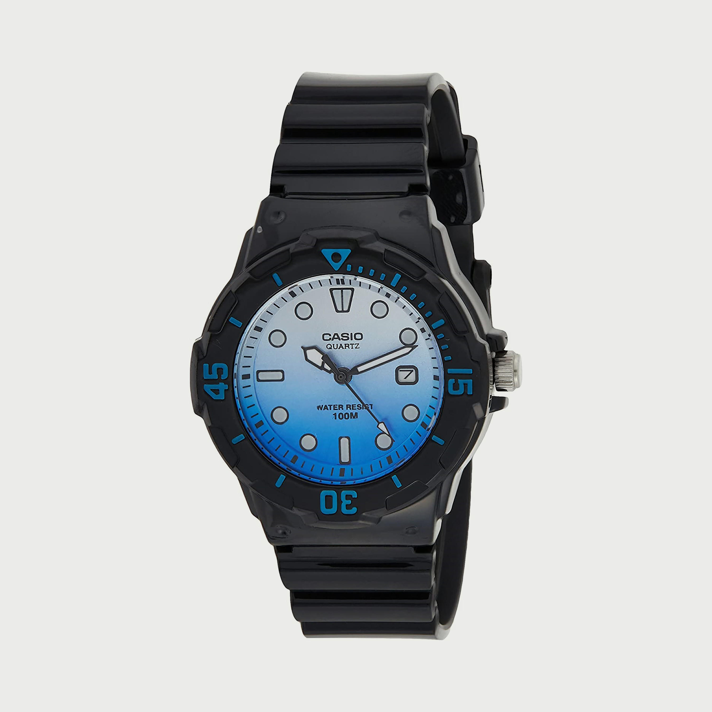 Casio Women's Black Analog Silicone Strap Watch LRW-200H-2EVDR-women-watchesandjewellery-watches-image-1