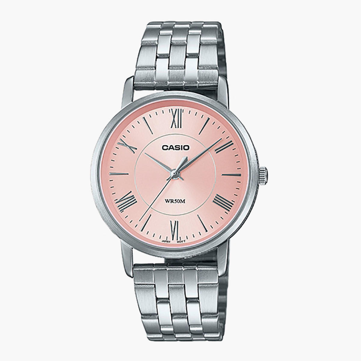 كاسيو ساعة تناظرية للنساء بسوار فضي من استانلس ستيل- LTP-B110D-2AVDF-women-watchesandjewellery-watches-image-7