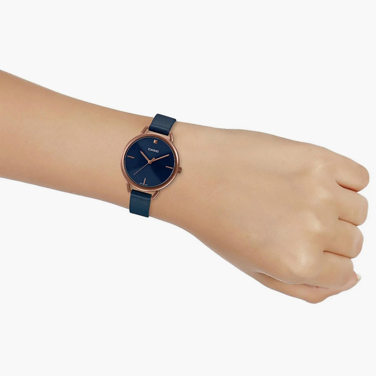 Casio Women Leather Navy Strap Analog Watch - LTP-E415RL-2CDF-women-watchesandjewellery-watches-image-5