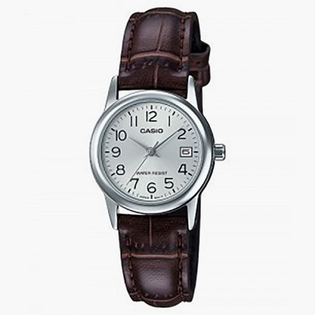 Casio Women Leather Brown Strap Analog Watch - LTP-V002L-7B2UDF-women-watchesandjewellery-watches-image-1