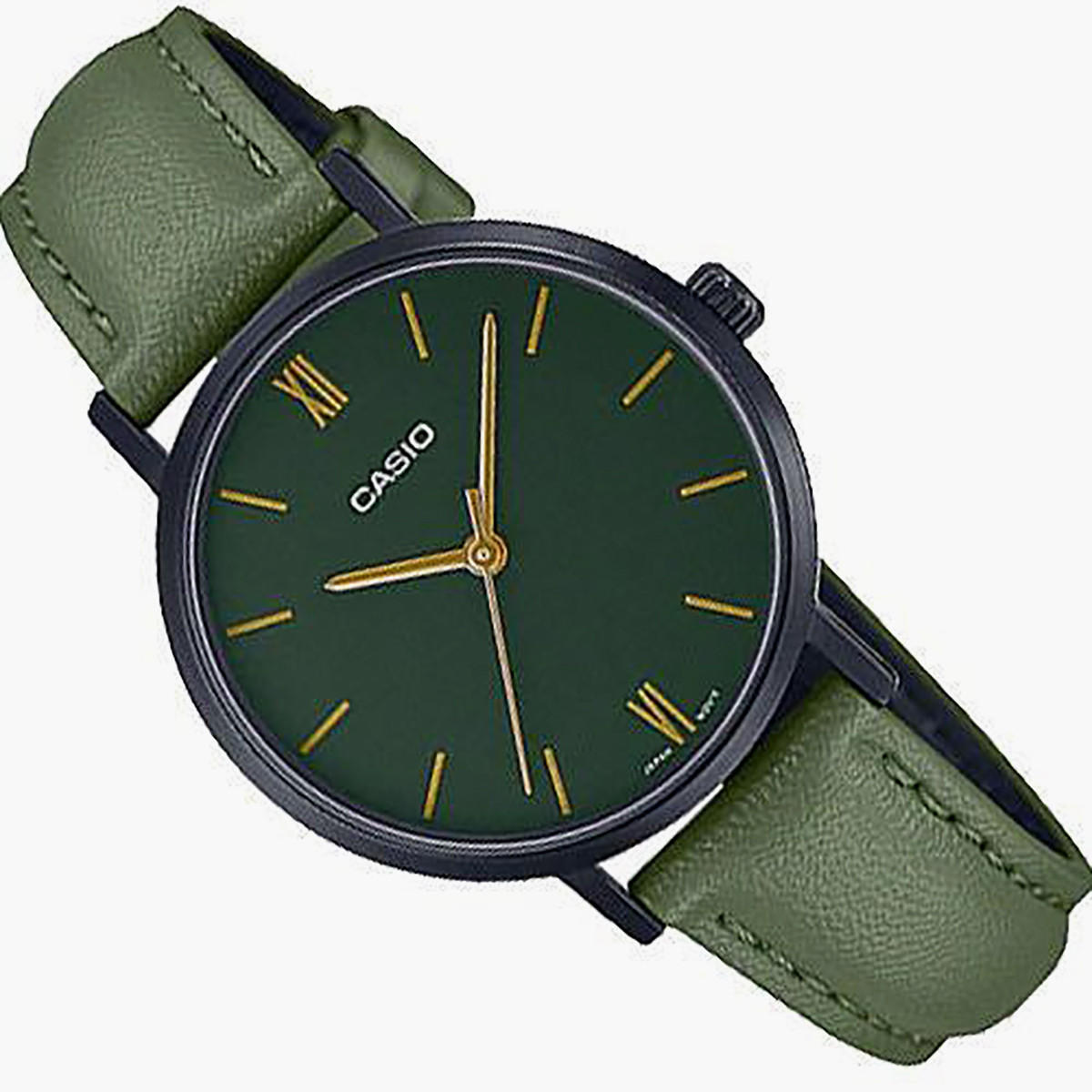 Casio Women Leather Green Strap Analog Watch - LTP-VT02BL-3AUDF-women-watchesandjewellery-watches-image-2