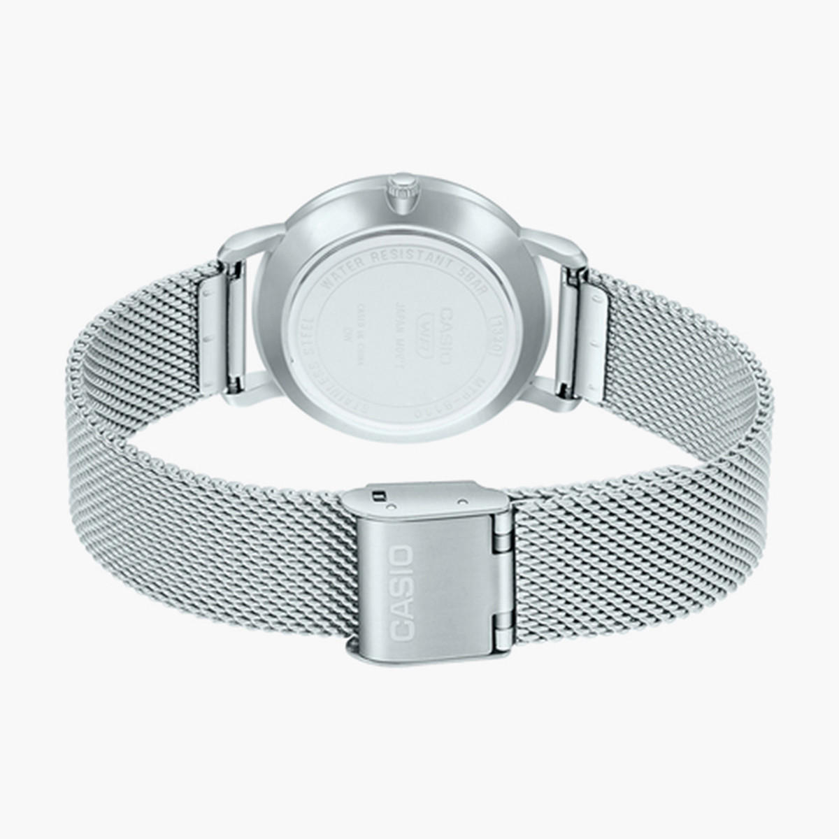 Casio Men Mesh Silver Strap Analog Watch - MTP-B110M-1AVDF-men-watchesandjewellery-watches-image-2