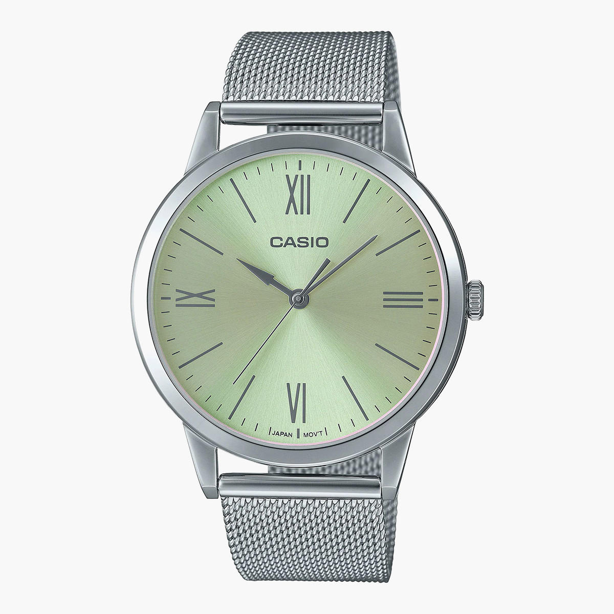 Casio Men Mesh Silver Strap Analog Watch - MTP-E600M-9BDF-men-watchesandjewellery-watches-image-1