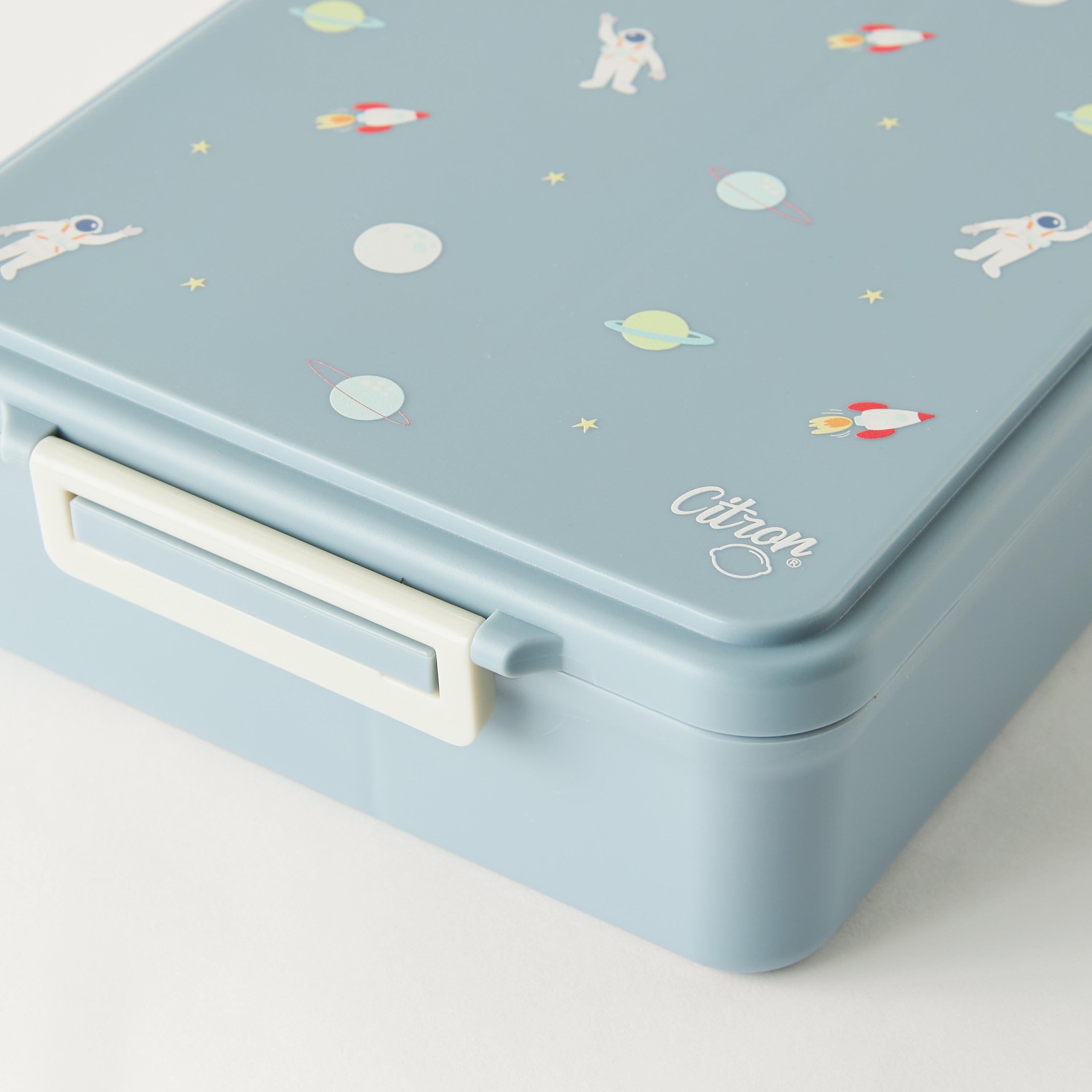 Citron Unicorn Print Sectioned Lunch Box with Clip Lock Lid6 -Month Warranty-school-lunchessentials-lunchboxes-image-4