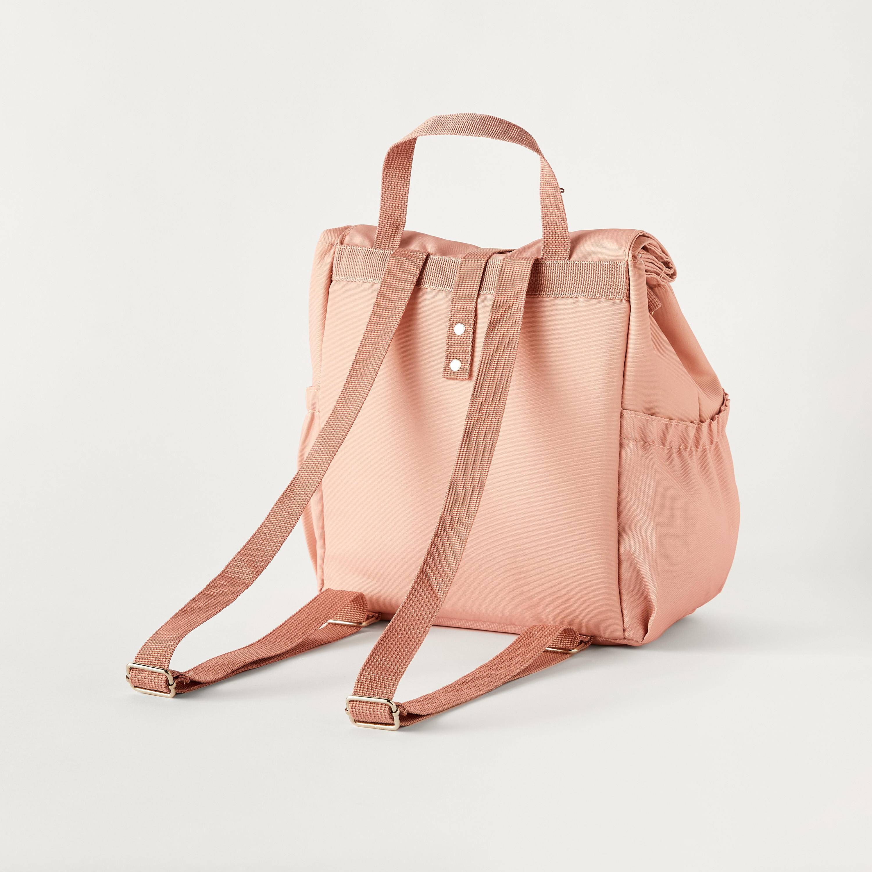 Citron Solid Lunch Bag with Detachable Strap and Snap Button Closure-school-lunchessentials-lunchbags-image-4