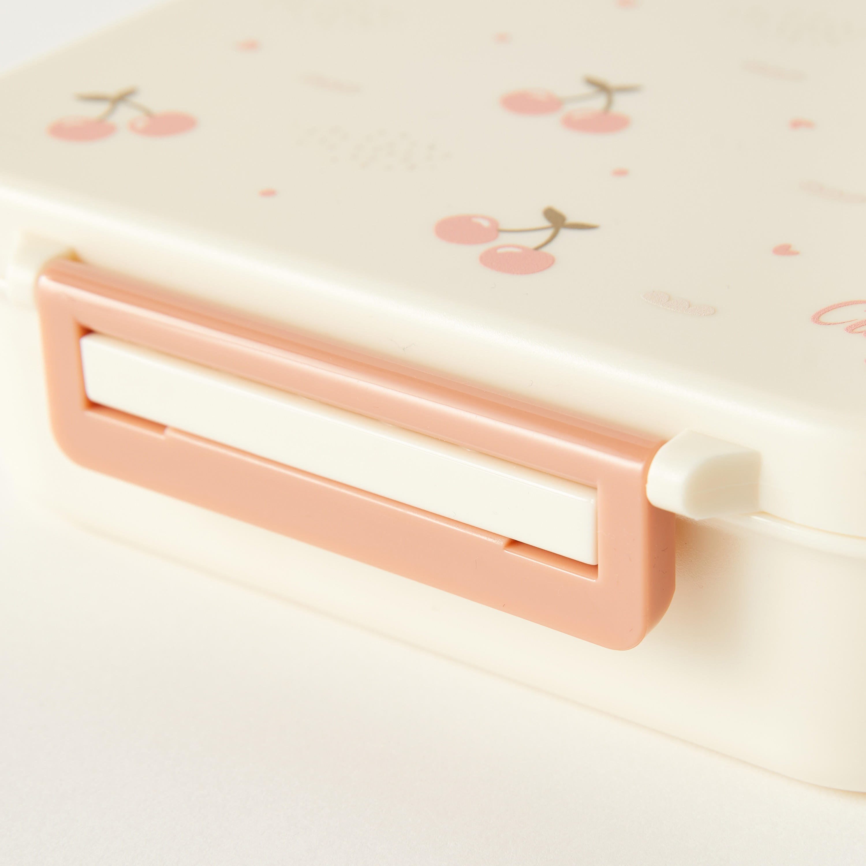 Citron Cherry Print Sectioned Lunch Box with Clip Lock Lid-school-lunchessentials-lunchboxes-image-4