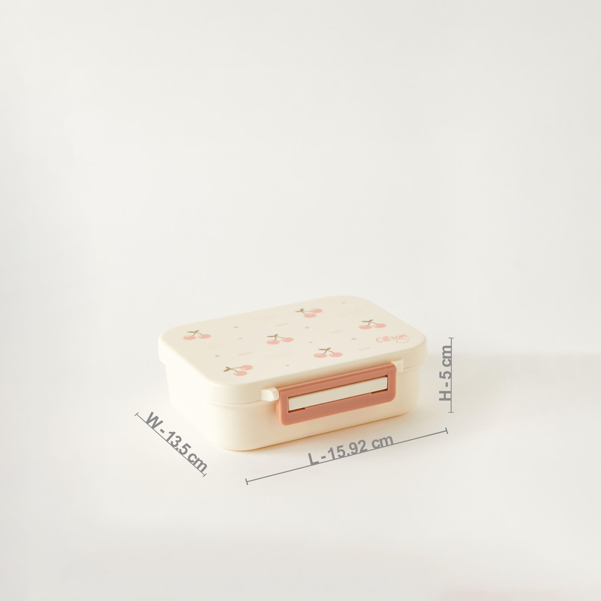 Citron Cherry Print Sectioned Lunch Box with Clip Lock Lid-school-lunchessentials-lunchboxes-image-6