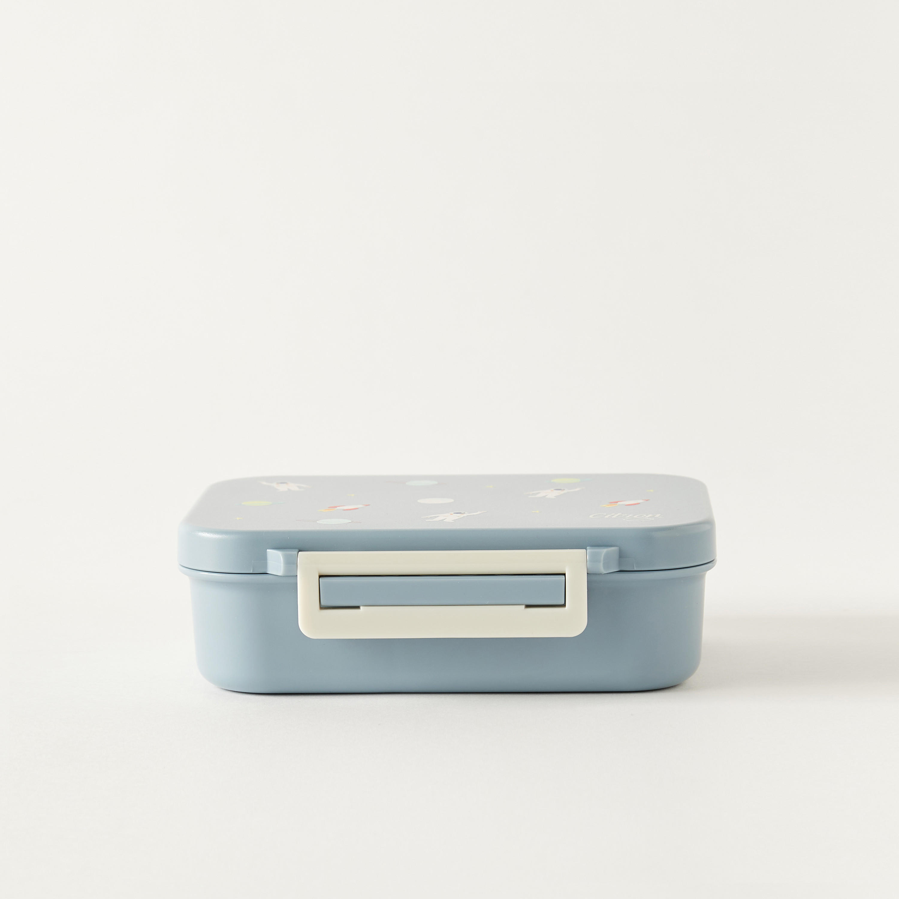 Citron Printed Sectioned Lunch Box with Clip Lock Lid6 -Month Warranty-school-lunchessentials-lunchboxes-image-1