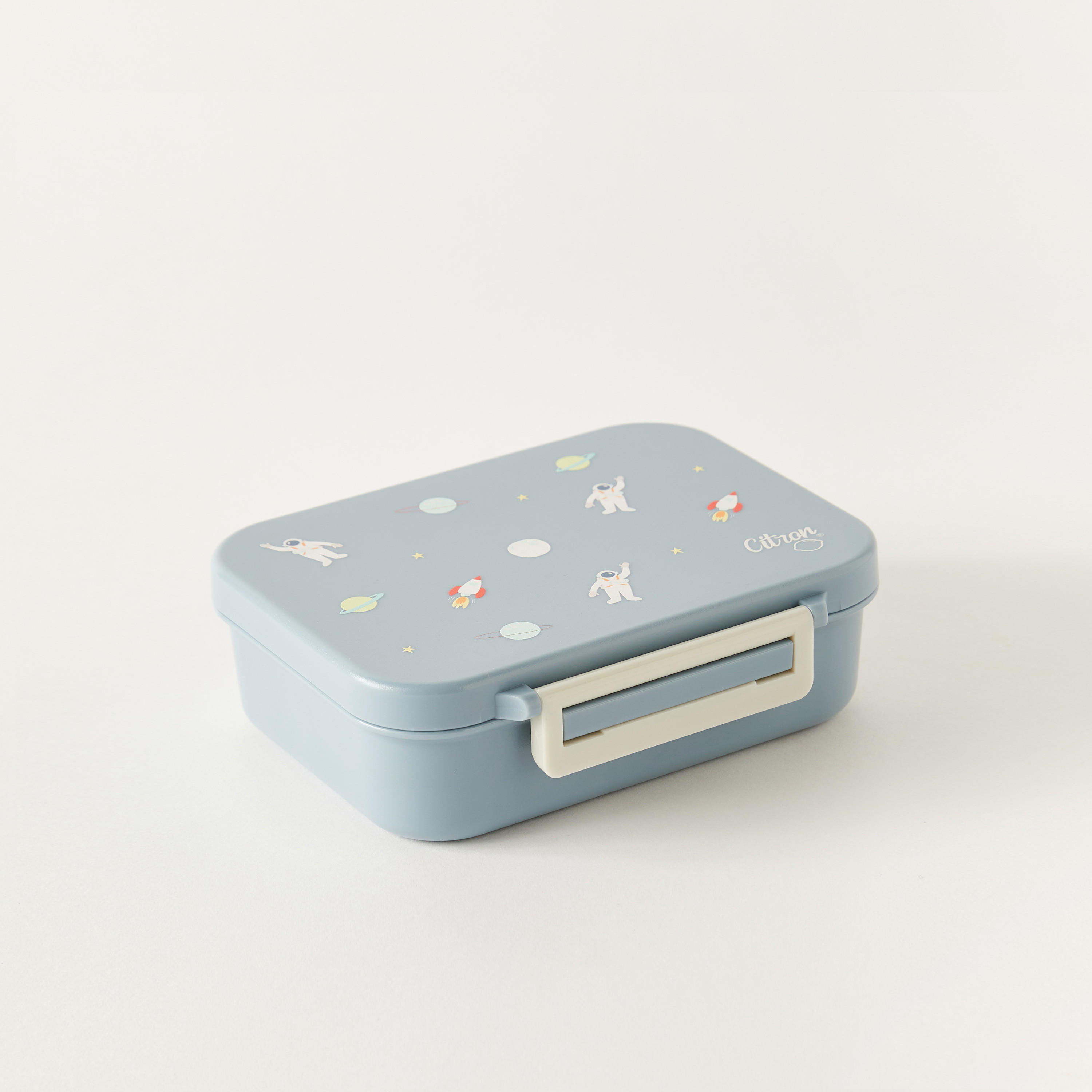 Citron Printed Sectioned Lunch Box with Clip Lock Lid6 -Month Warranty-school-lunchessentials-lunchboxes-image-2