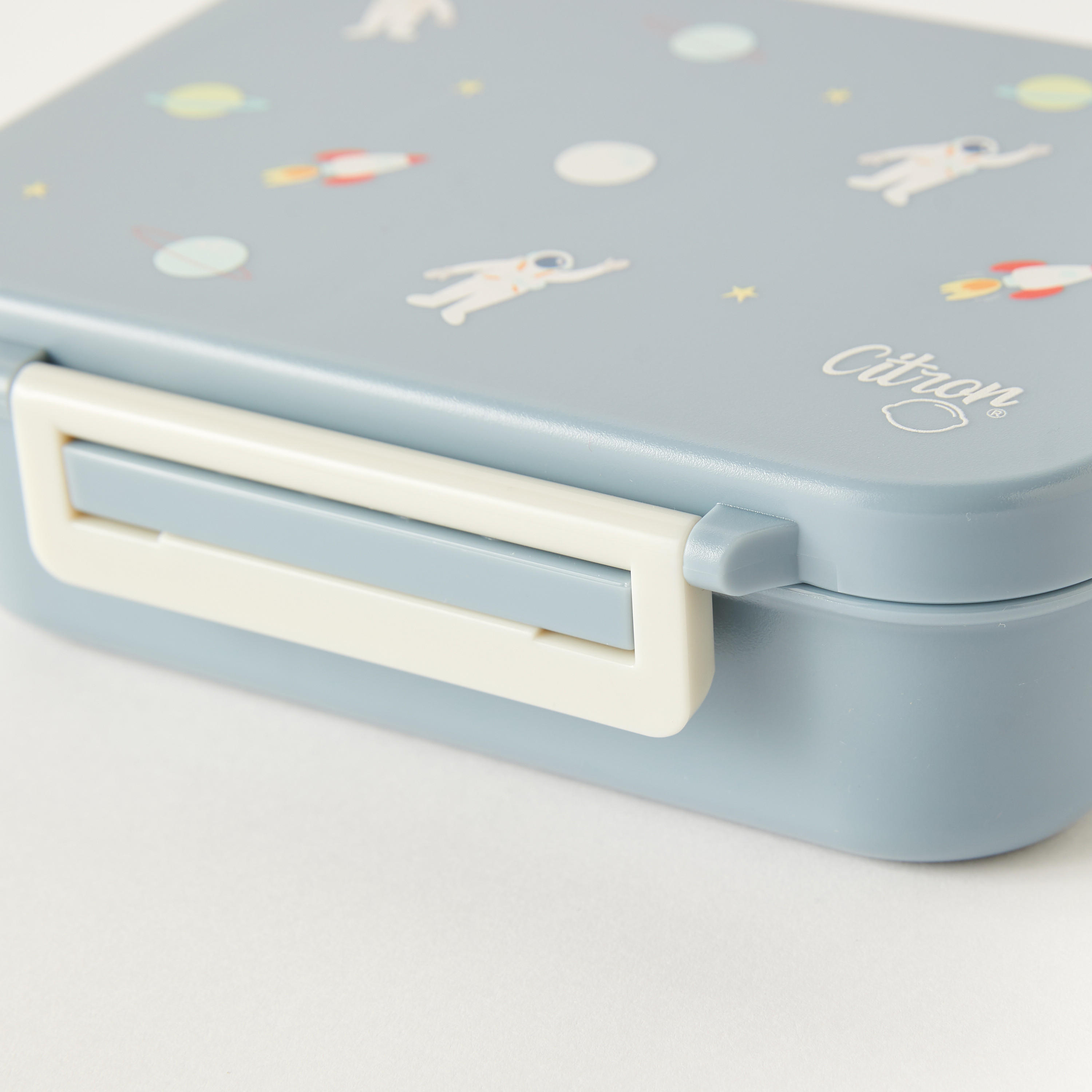 Citron Printed Sectioned Lunch Box with Clip Lock Lid6 -Month Warranty-school-lunchessentials-lunchboxes-image-4