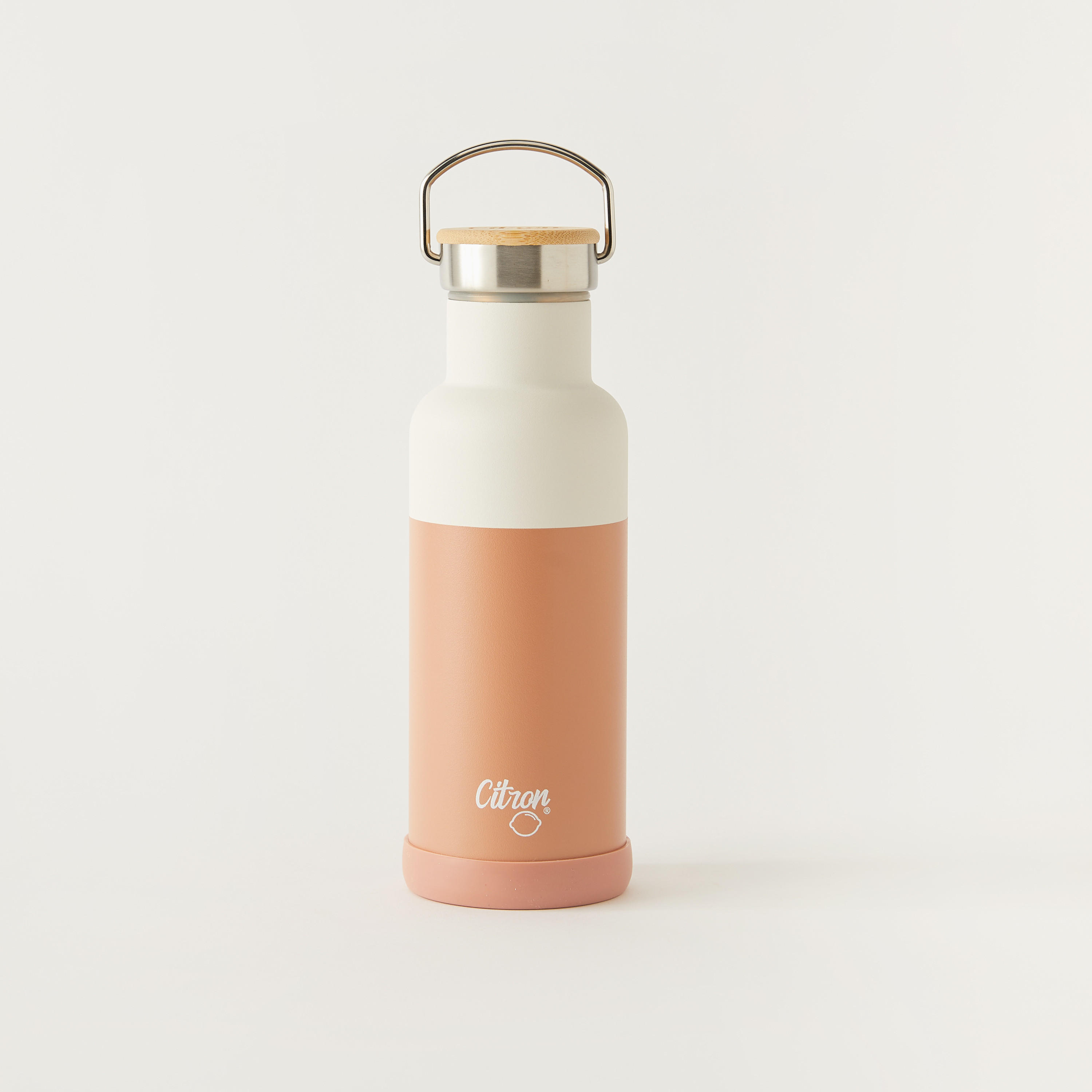 Citron Solid Stainless Steel Water Bottle with Sipper and Screw Lid – 500 ml-school-waterbottles-image-1