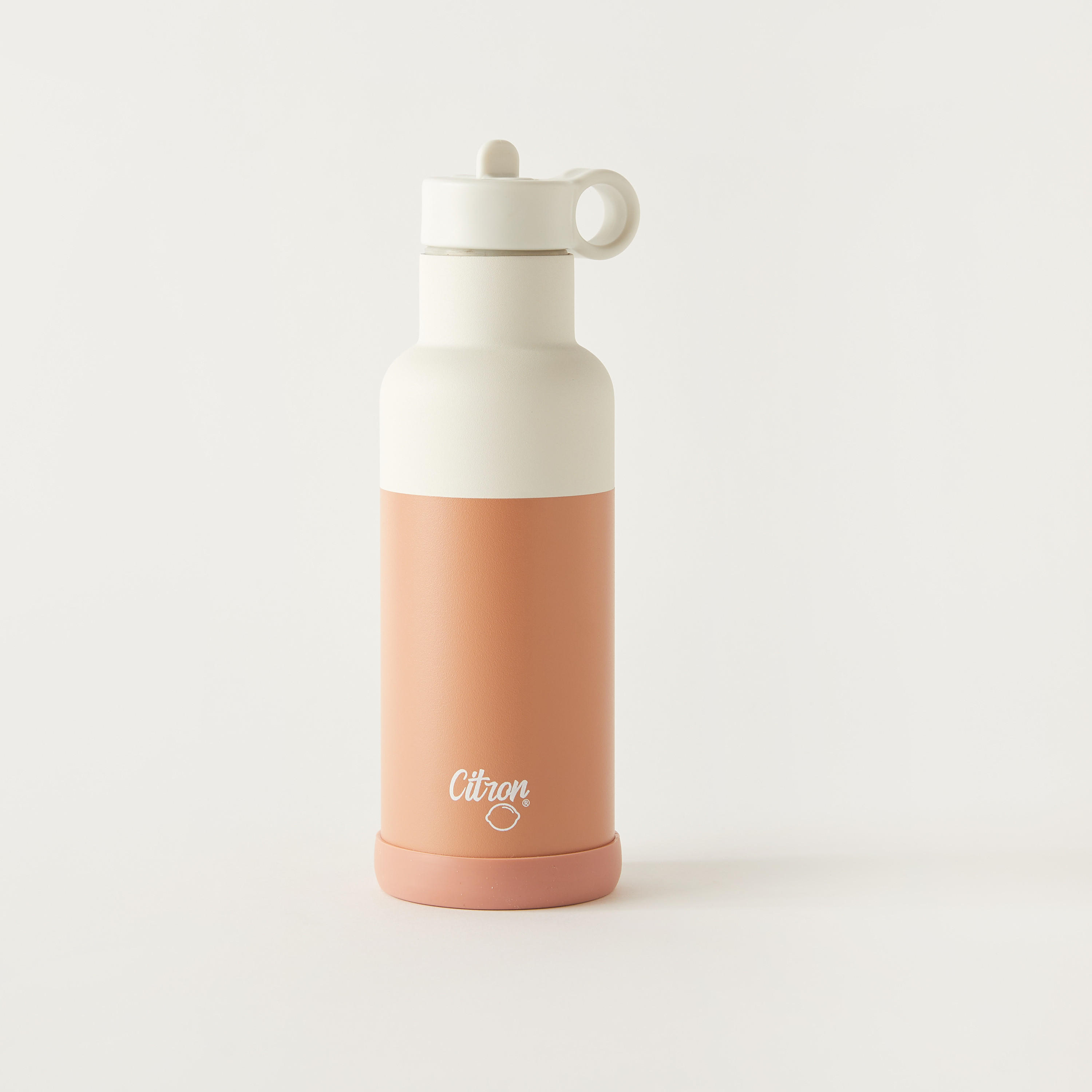 Citron Solid Stainless Steel Water Bottle with Sipper and Screw Lid – 500 ml-school-waterbottles-image-2