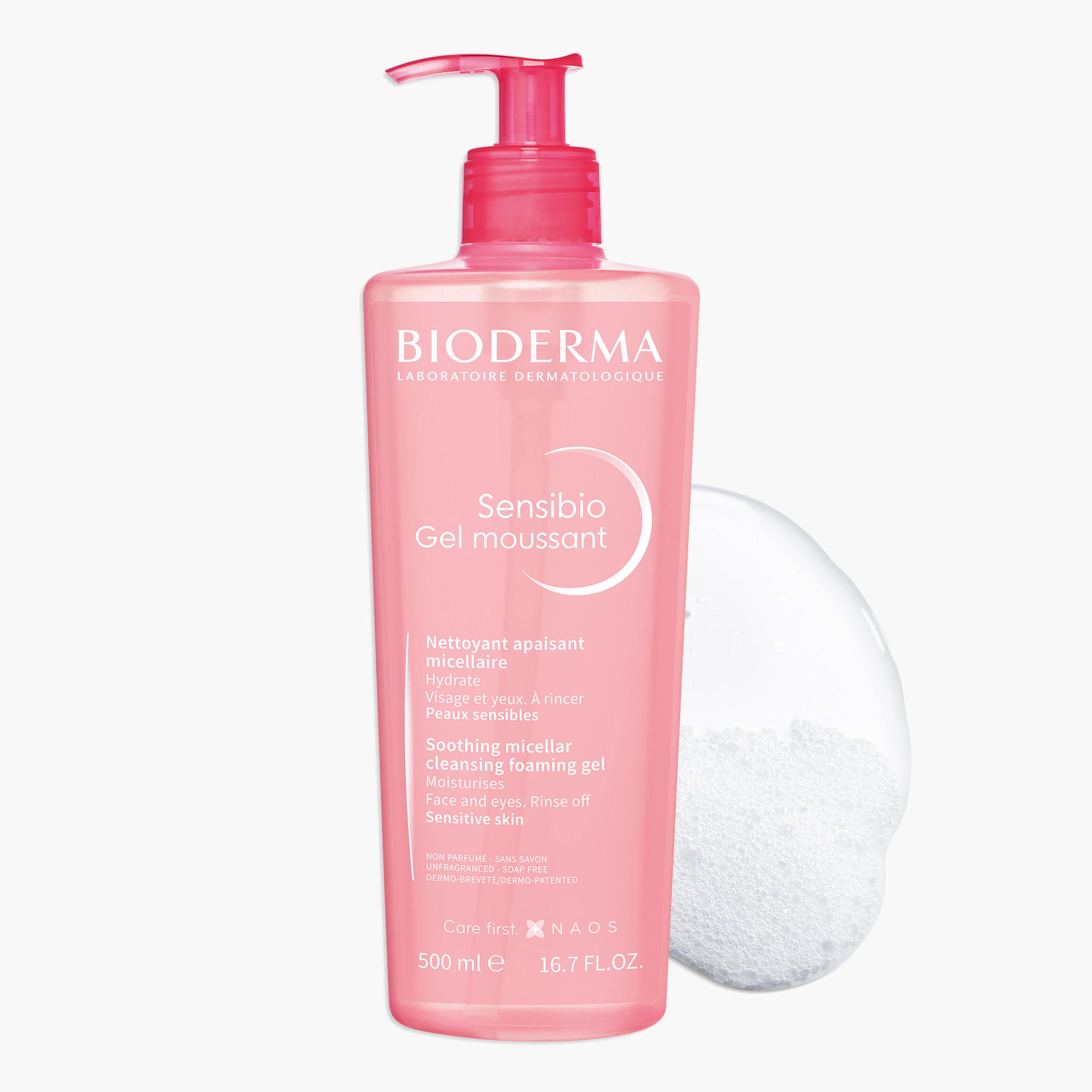 جل رغوي منظّف سينسيبو من بيوديرما - 500 مل-beautyandpersonalcare-skin-cleansers-facewashandcleansers-image-1