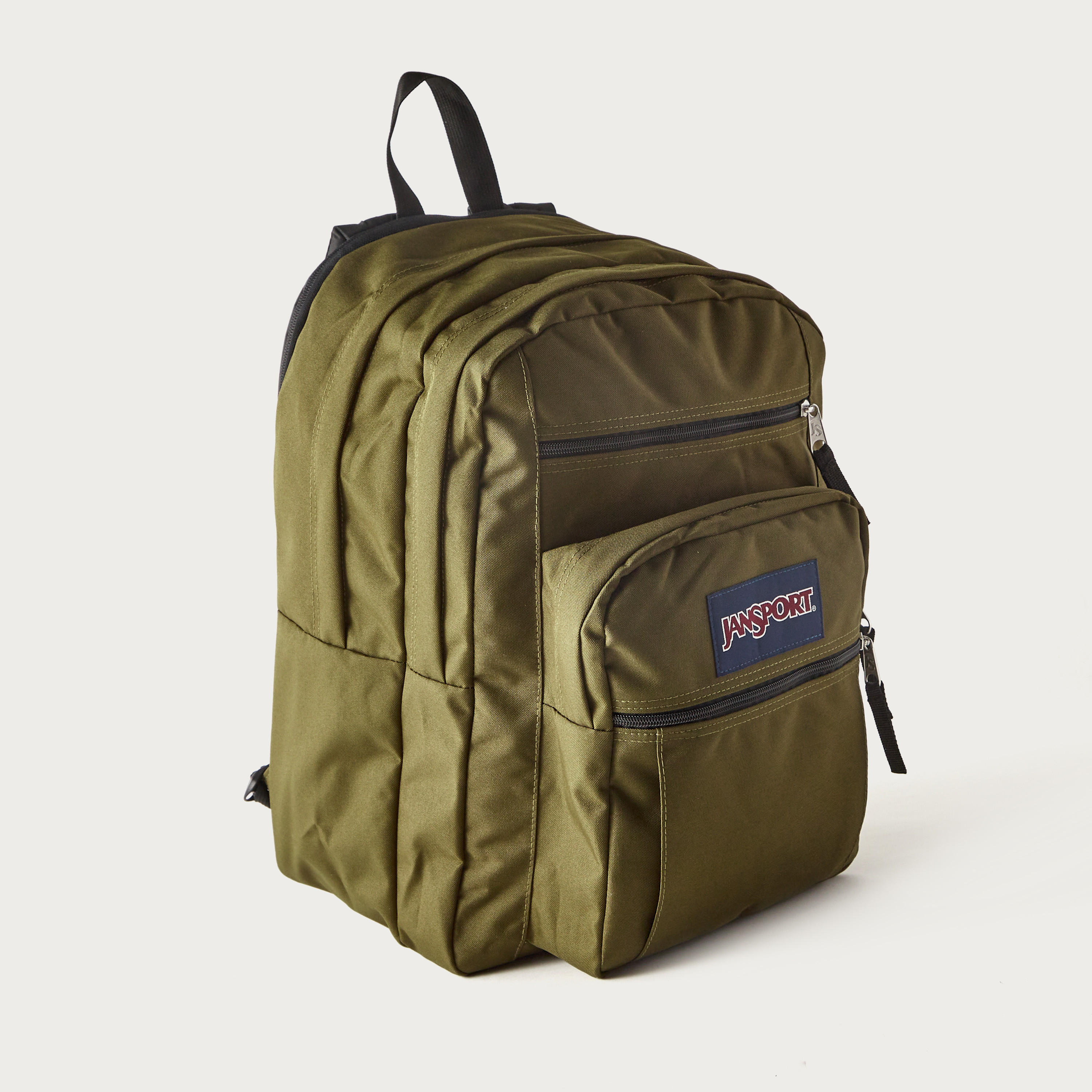 Jansport Solid Backpack with Adjustable Straps and Zip Closure - Lifetime Warranty-school-bagsandbackpacks-backpacks-image-2