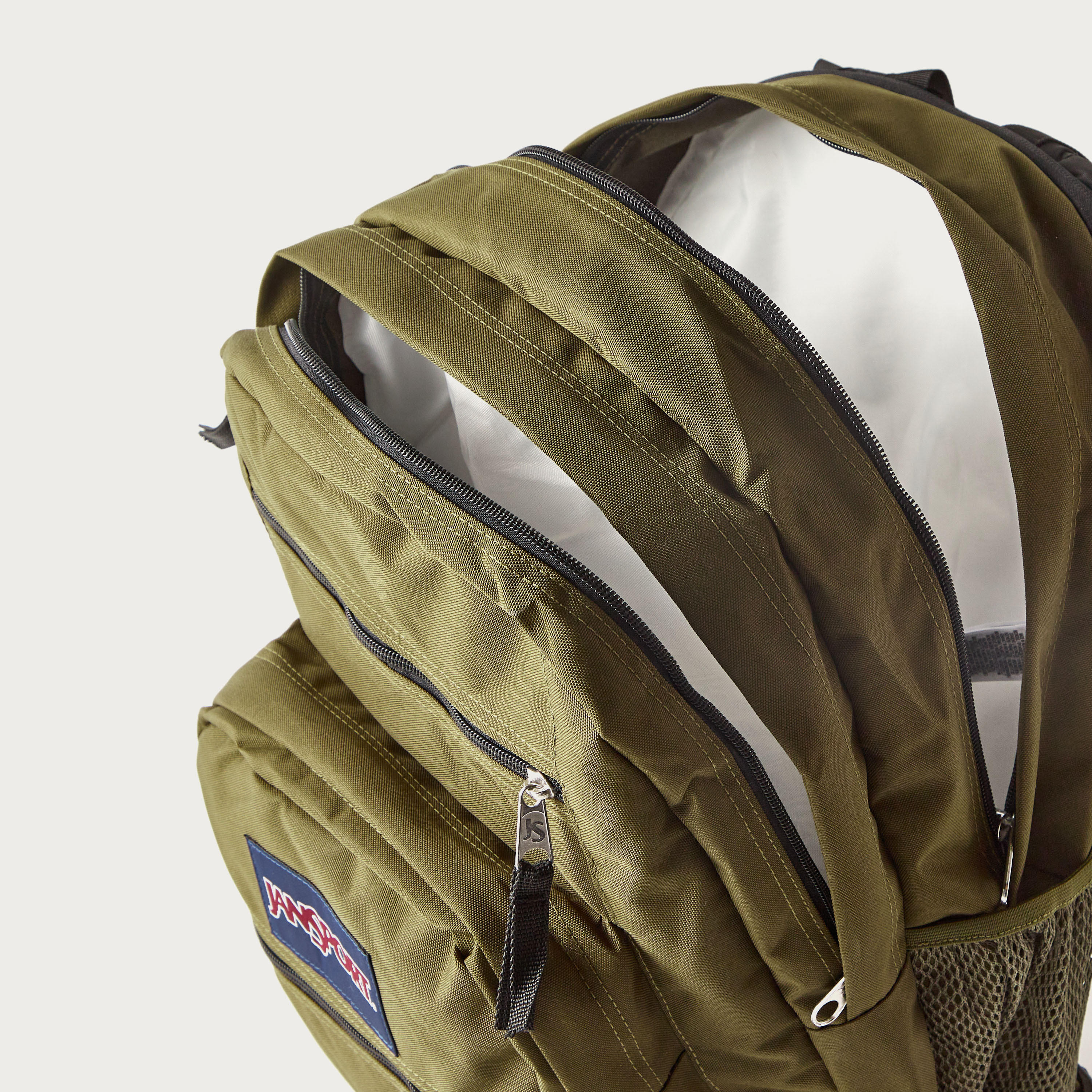 Jansport Solid Backpack with Adjustable Straps and Zip Closure - Lifetime Warranty-school-bagsandbackpacks-backpacks-image-5