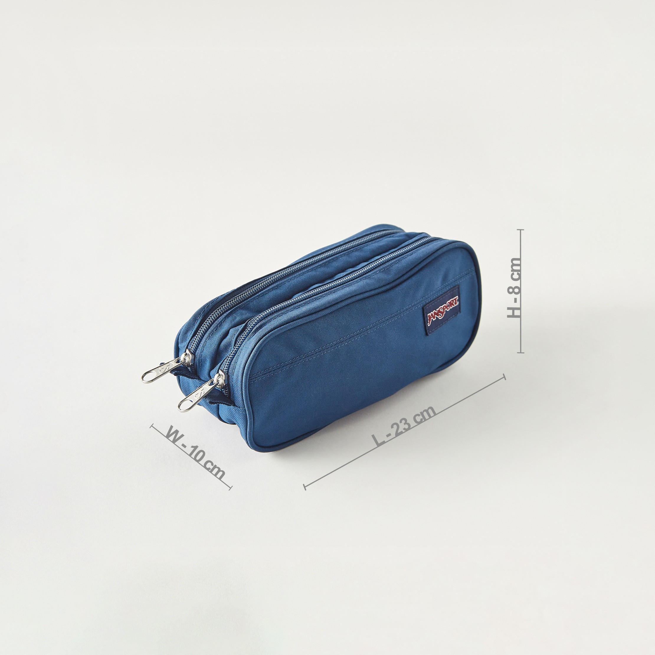 مقلمة سادة بسحّاب إغلاق من جان سبورت - ضمان مدى الحياة-school-stationery-pencilcases-image-4