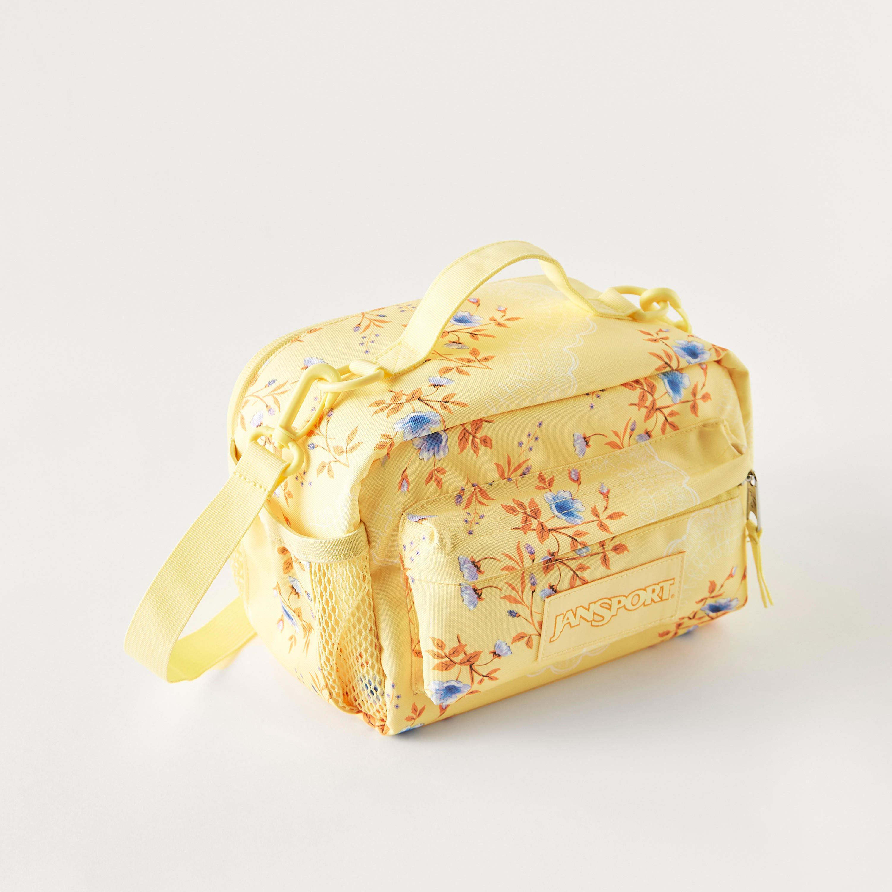 Jansport Printed Lunch Bag with Detachable Strap and Zip Closure-school-lunchessentials-lunchbags-image-2