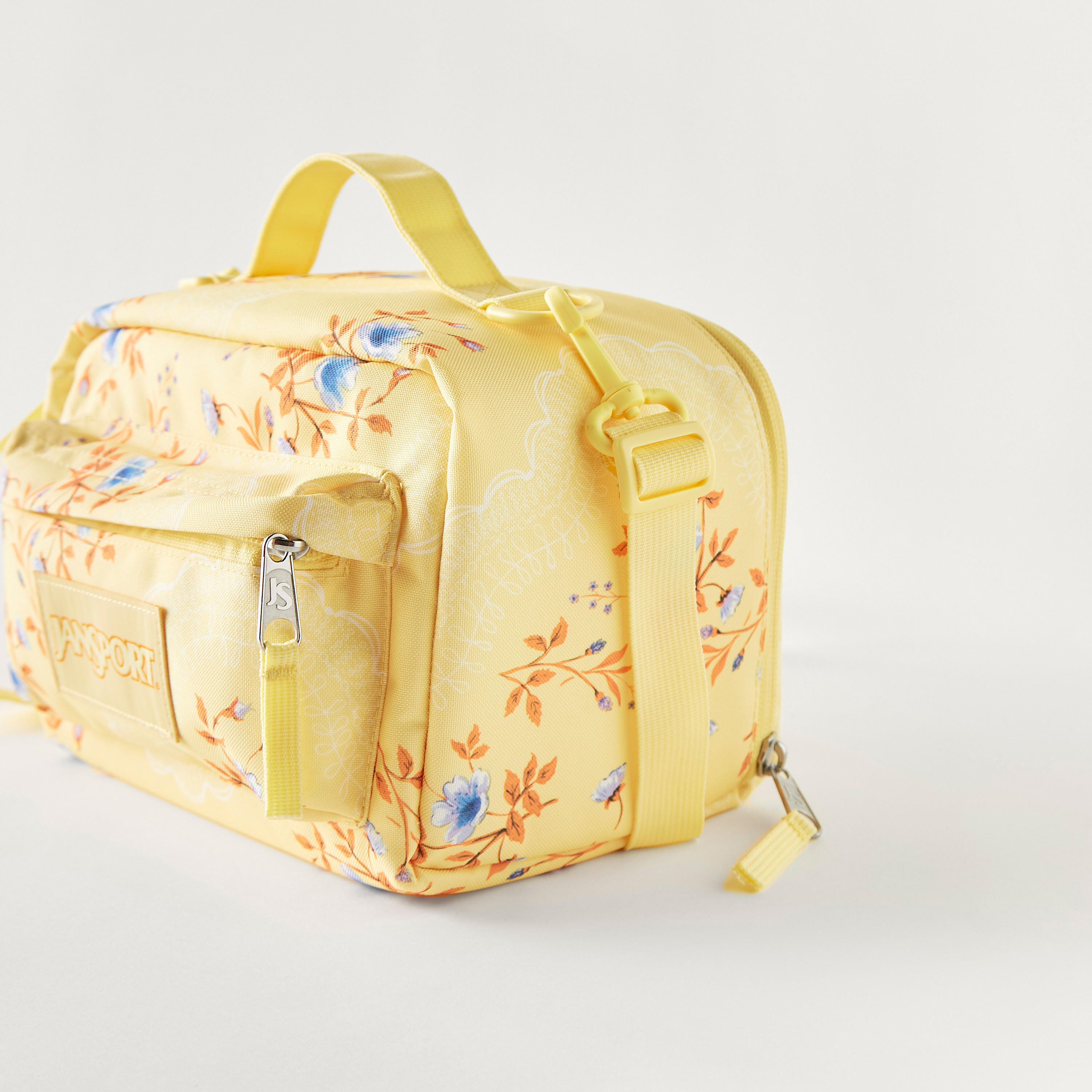 Jansport Printed Lunch Bag with Detachable Strap and Zip Closure-school-lunchessentials-lunchbags-image-3