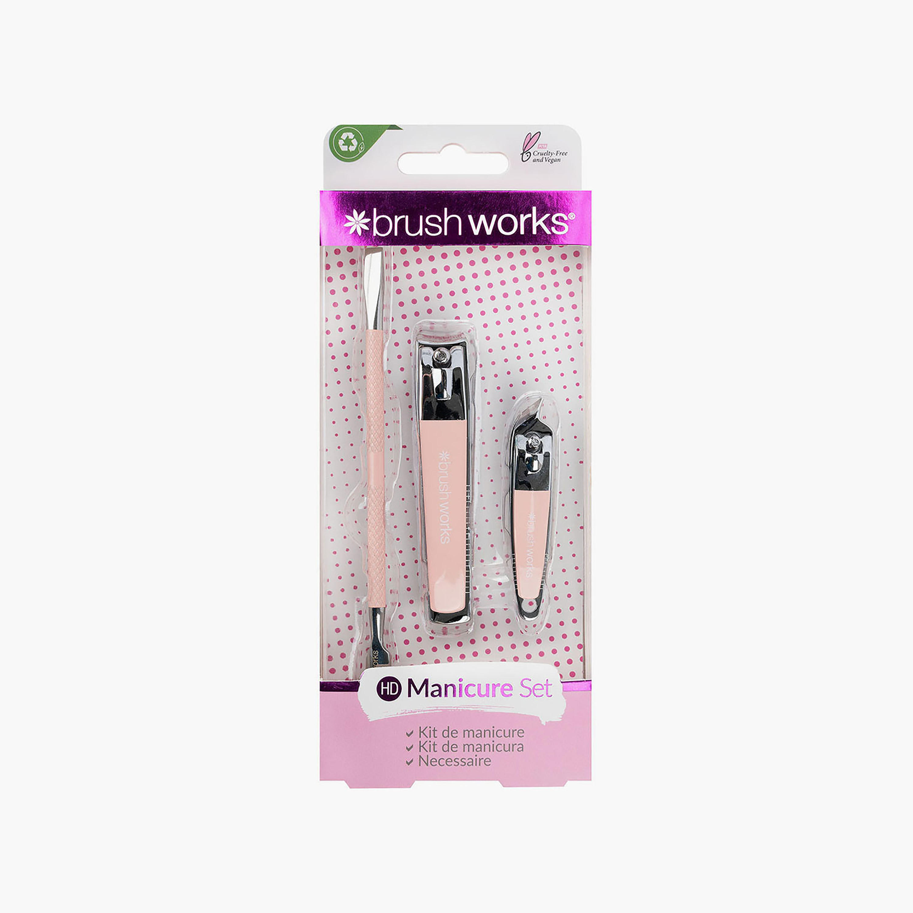 Brushworks 3-Piece Manicure Set-beautyandpersonalcare-makeup-nails-nailtools-image-1