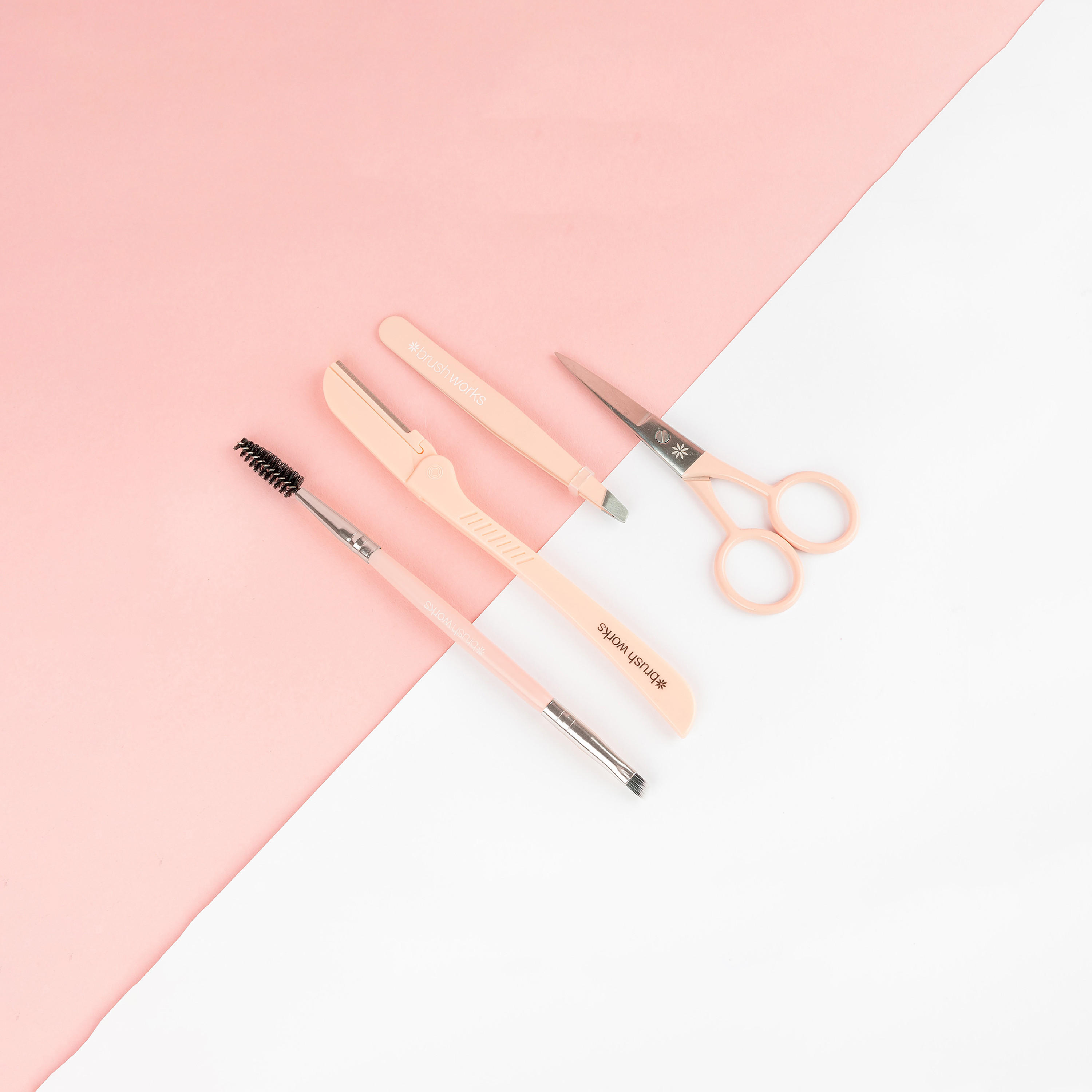 Brushworks 4-Piece Perfect Brows Set-beautyandpersonalcare-makeup-brushesandaccessories-accessories-image-2