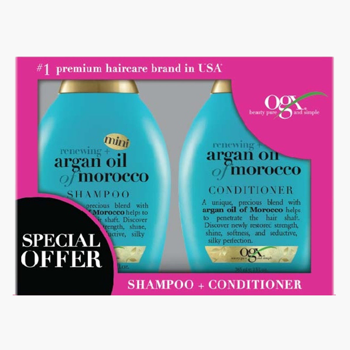 OGX Renewing Argan Oil of Morocco Shampoo and Conditioner Set-beautyandpersonalcare-hair-haircare-dryshampoos-image-1