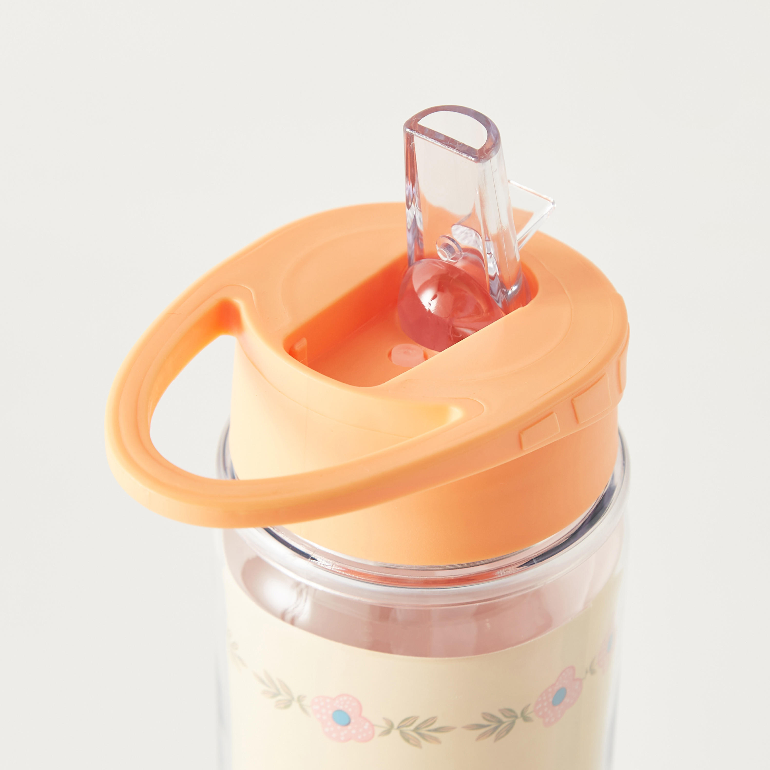 Typographic Print Sipper Water Bottle with Screw Lid - 550 ml-school-waterbottles-image-3