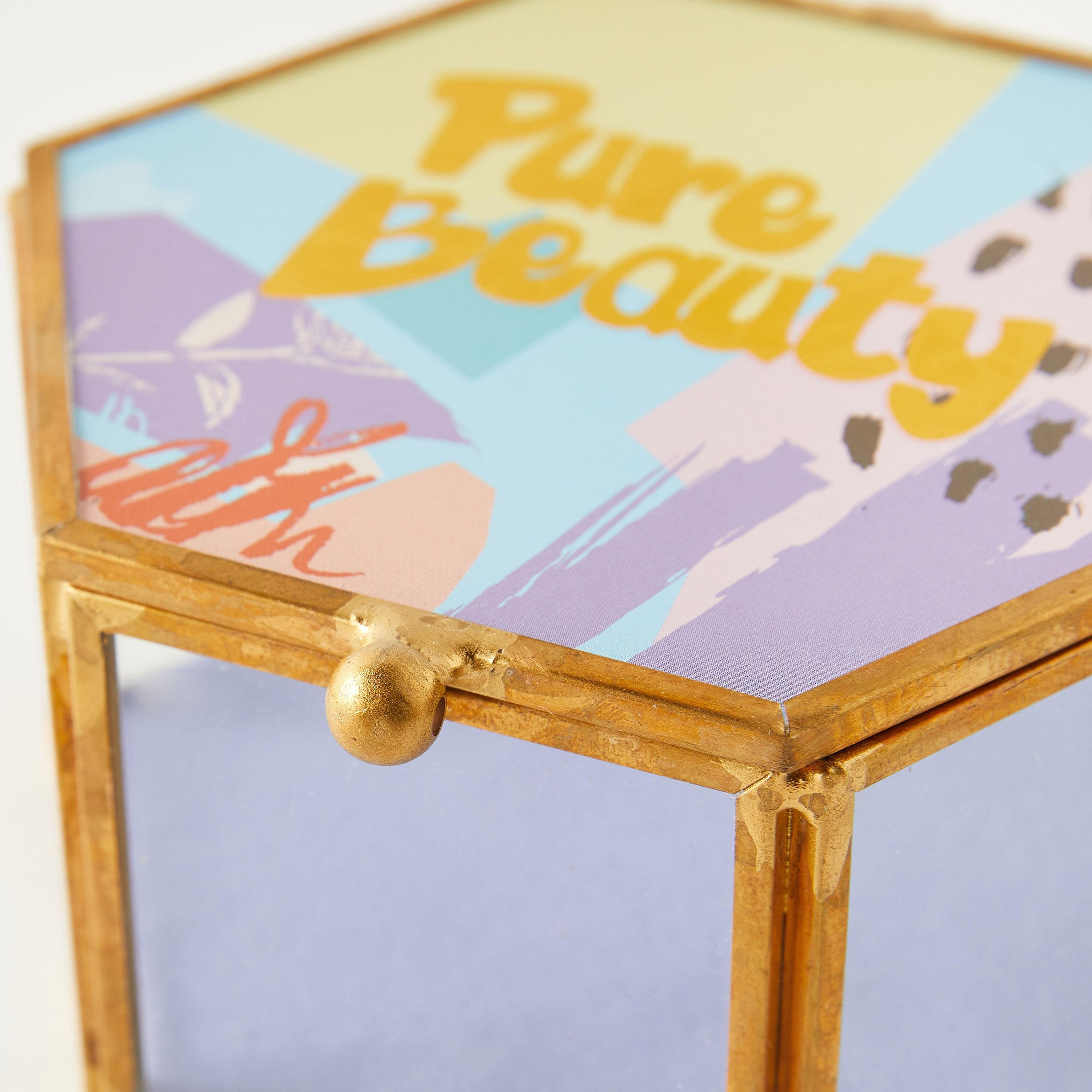 Dream Color Printed Jewellery Box with Hinge Lid - 11x11x6 cms-women-watchesandjewellery-jewellery-storage-image-3