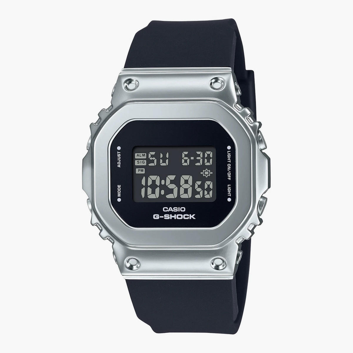 ساعة جي شوك الرقمية للرجال بسوار أسود من الراتنج GM-S5600-1DR-men-watchesandjewellery-watches-image-1