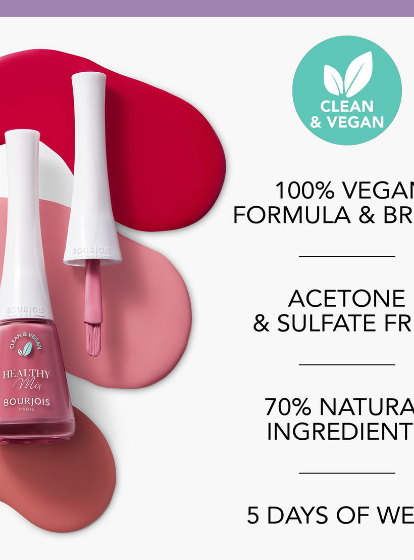 طلاء أظافر نباتي هيلثي ميكس من بورجوا-beautyandpersonalcare-makeup-nails-nailpolishes-image-4